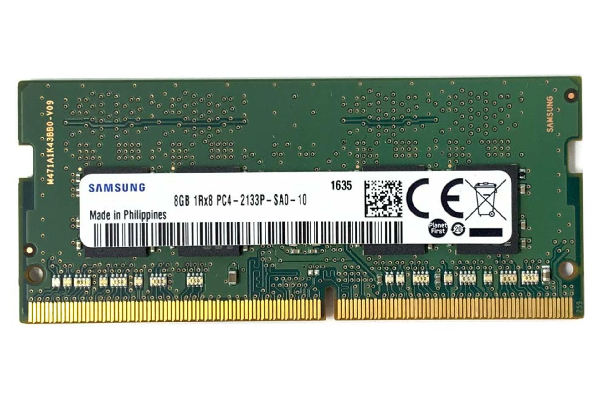 رم سامسونگ Samsung M471A1K43BB0-CPB ظرفیت 8 گیگابایت از نوع DDR4-2133