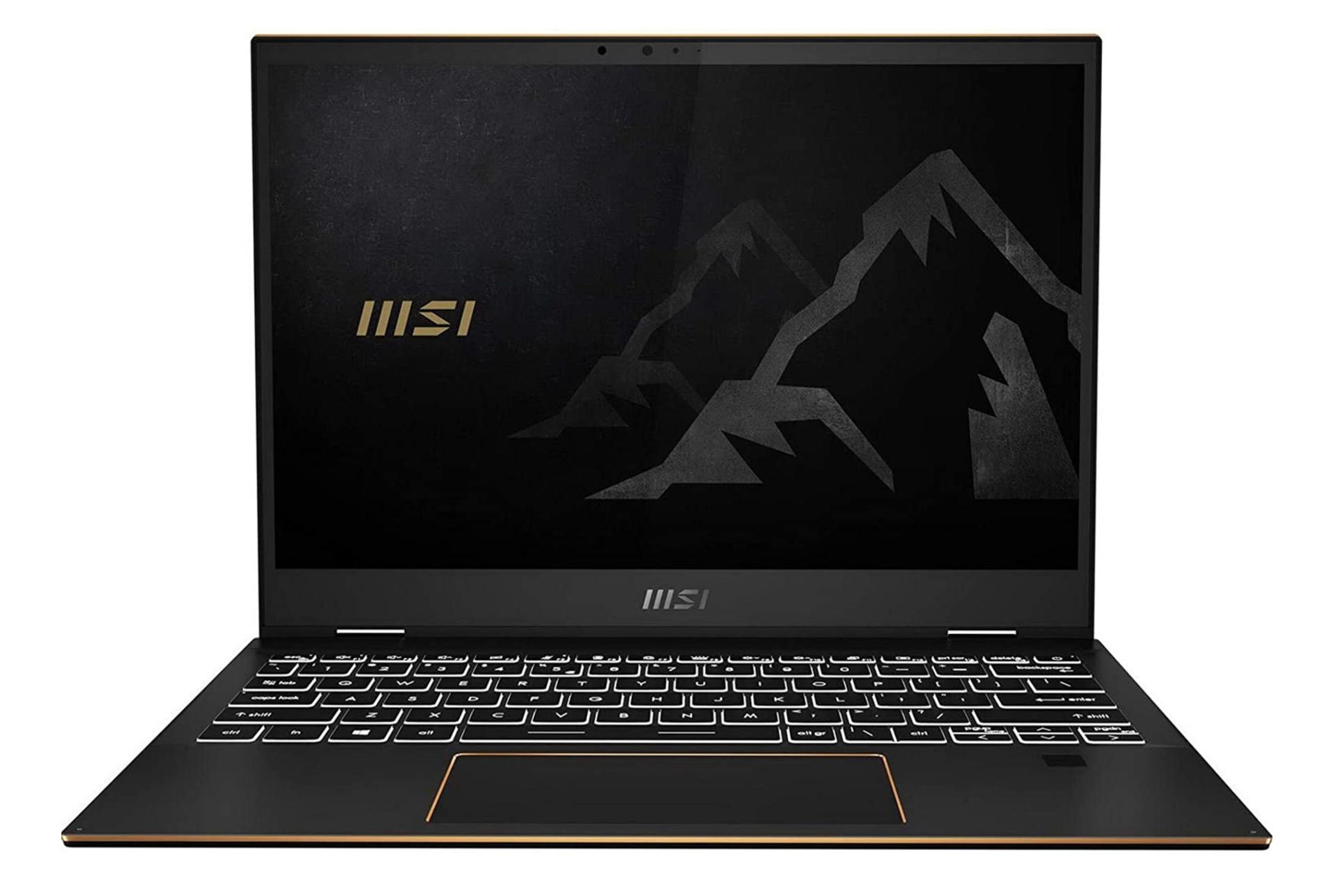 نمای جلو لپ تاپ ام اس آی MSI Summit E13 Flip Evo