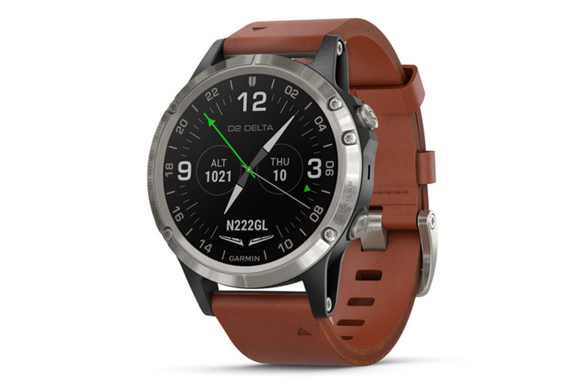 نمای نیمرخ راست ساعت هوشمند گارمین D2 Delta