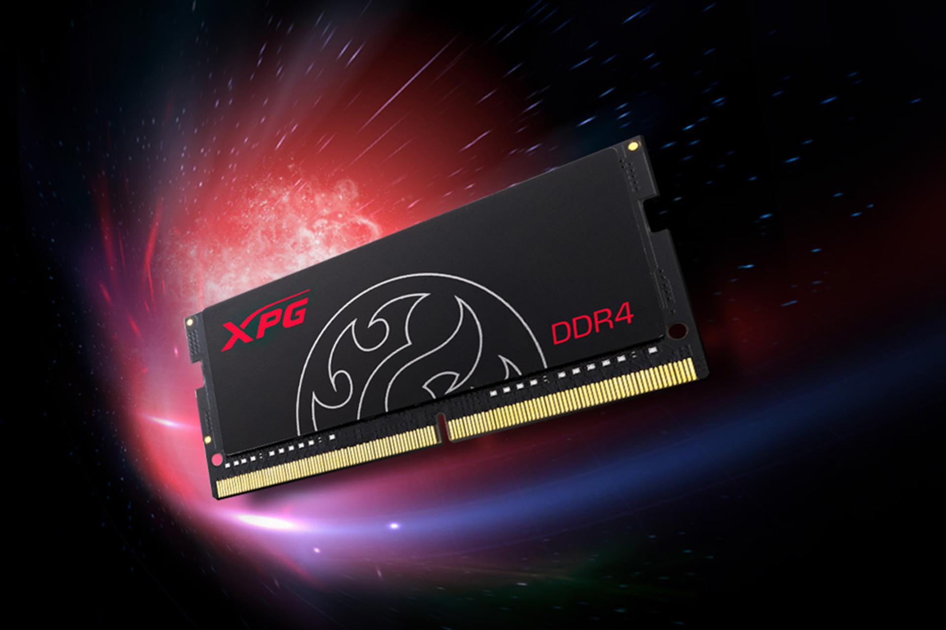 نمای کناررم ای دیتا XPG Hunter ظرفیت 16 گیگابایت از نوع DDR4-2666