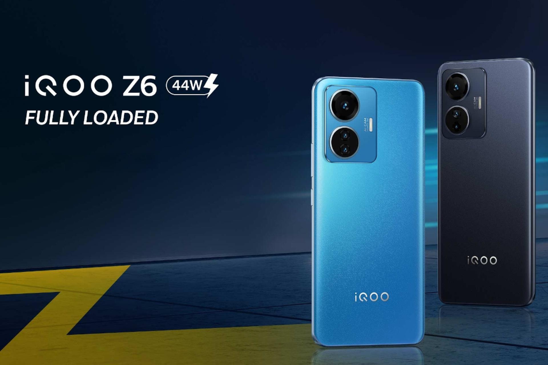 رنگ های مختلف گوشی موبایل iQOO Z6 ویوو نسخه 44 وات / vivo iQOO Z6 44W