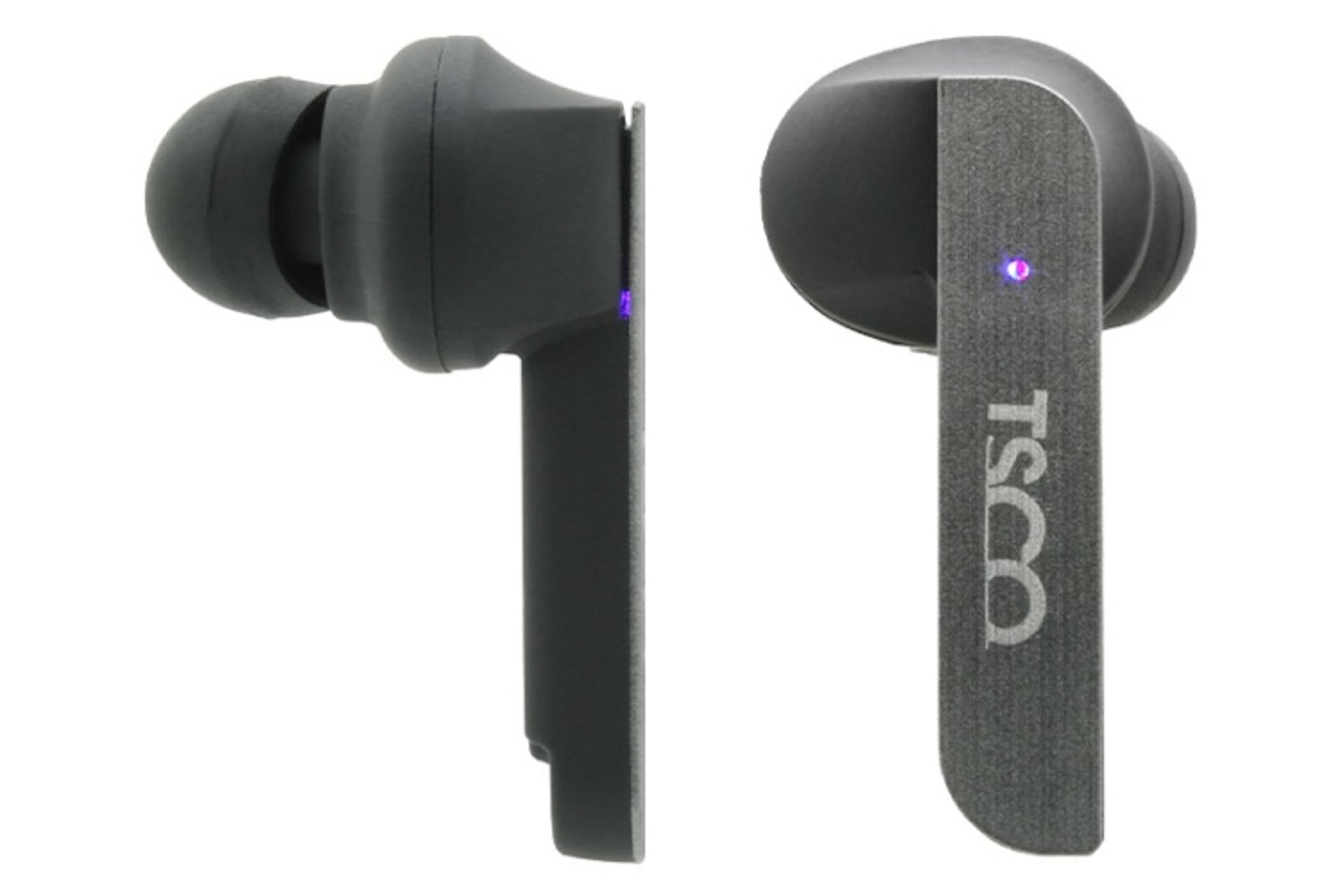 نمای کناری هدفون بی سیم تسکو Tsco TH 5356 خاکستری