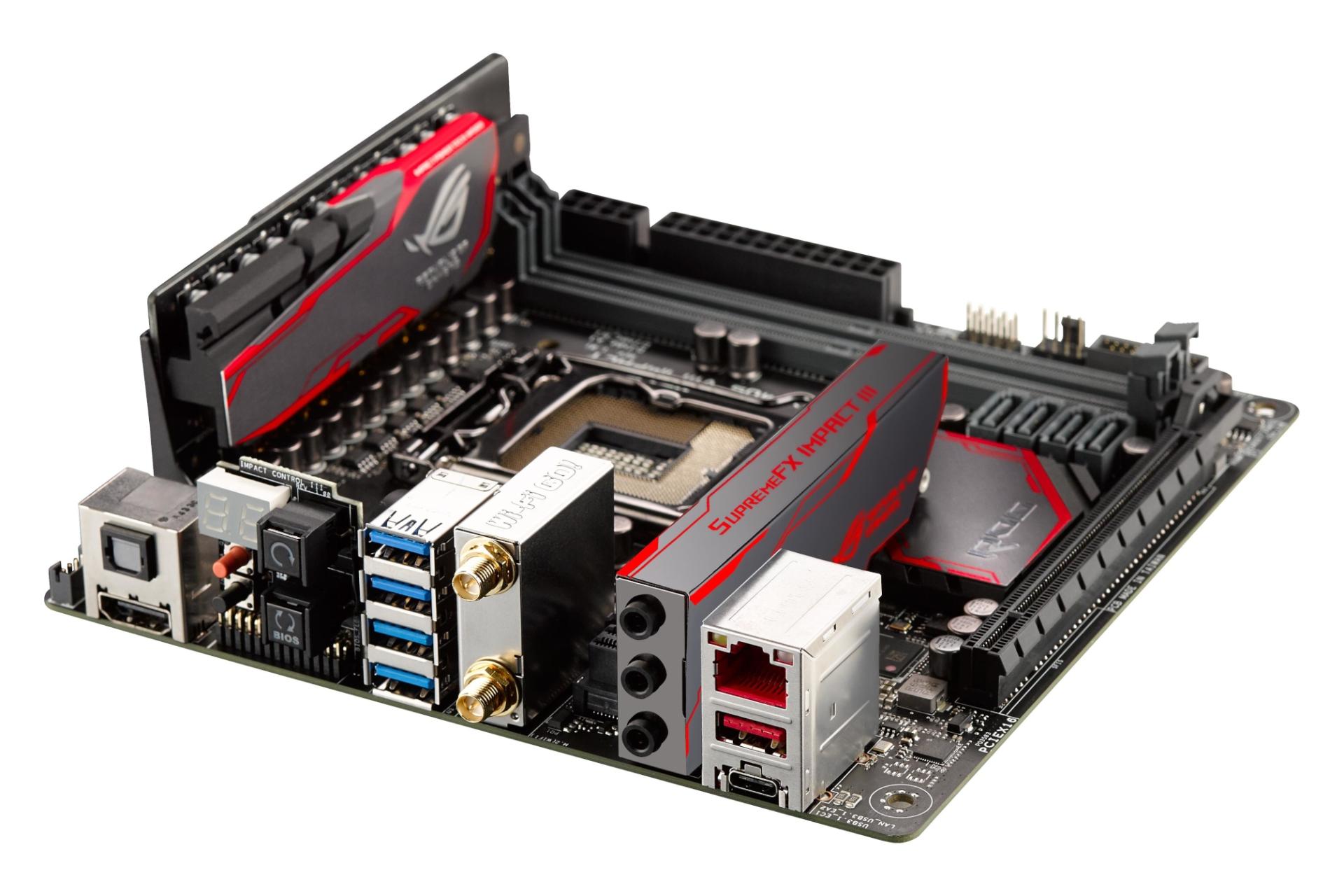 اتصالات مادربرد ایسوس ASUS MAXIMUS VIII IMPACT