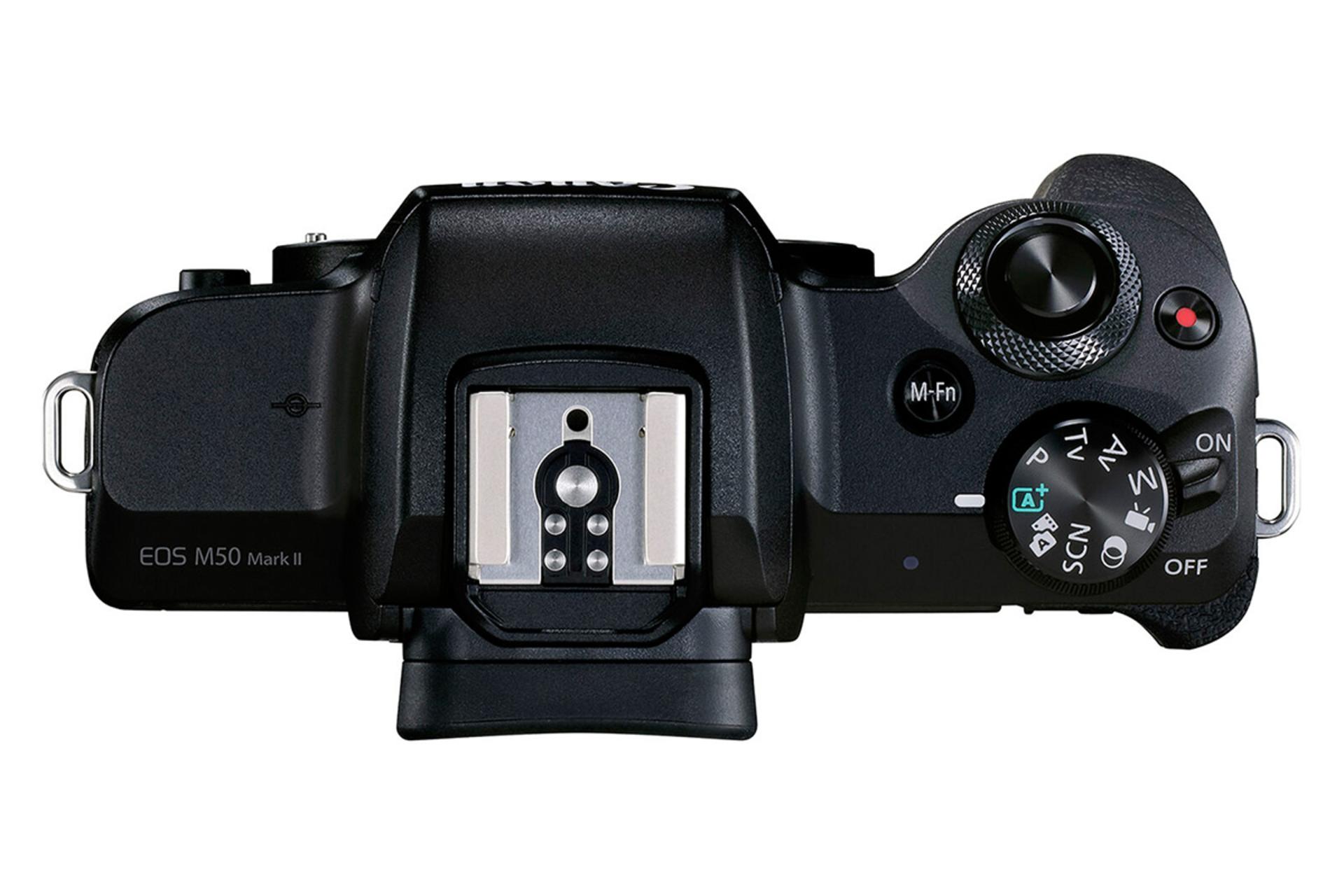 نمای بالا دوربین کانن EOS ام 50 مارک II