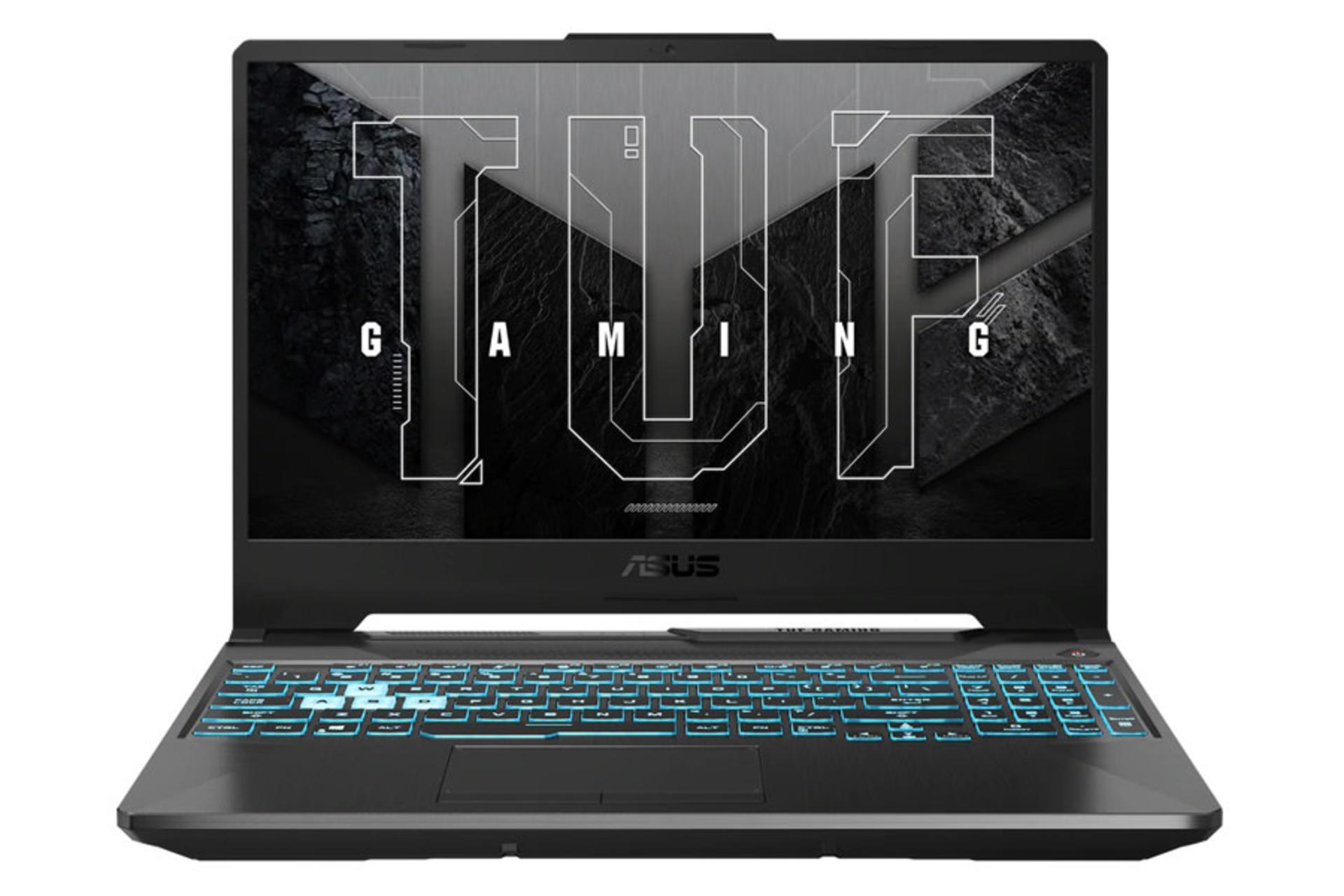 نمای روبرو لپ تاپ TUF Gaming F15 FX506 ایسوس