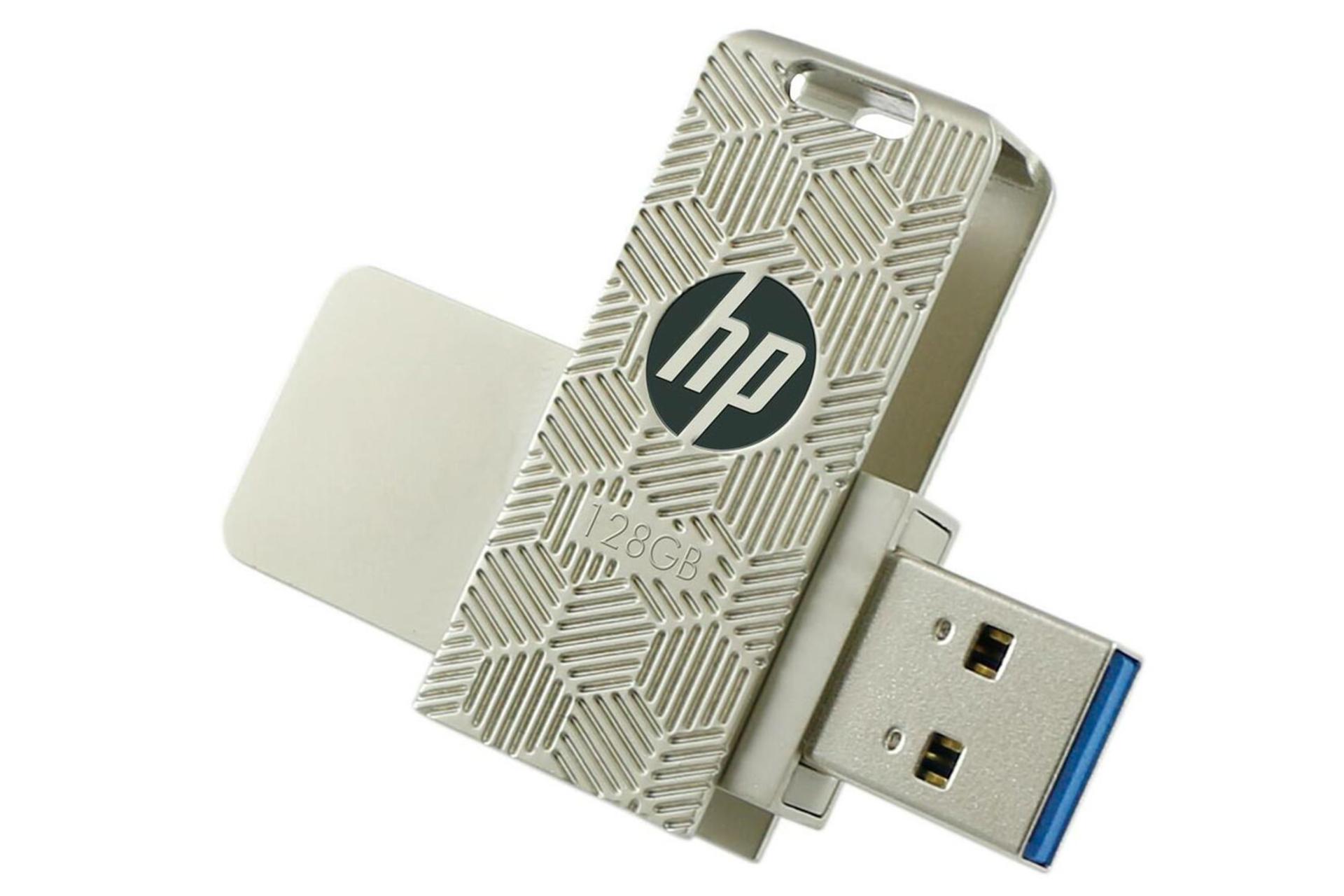 درب فلش مموری اچ پی مدل x610w ظرفیت 128 گیگابایت