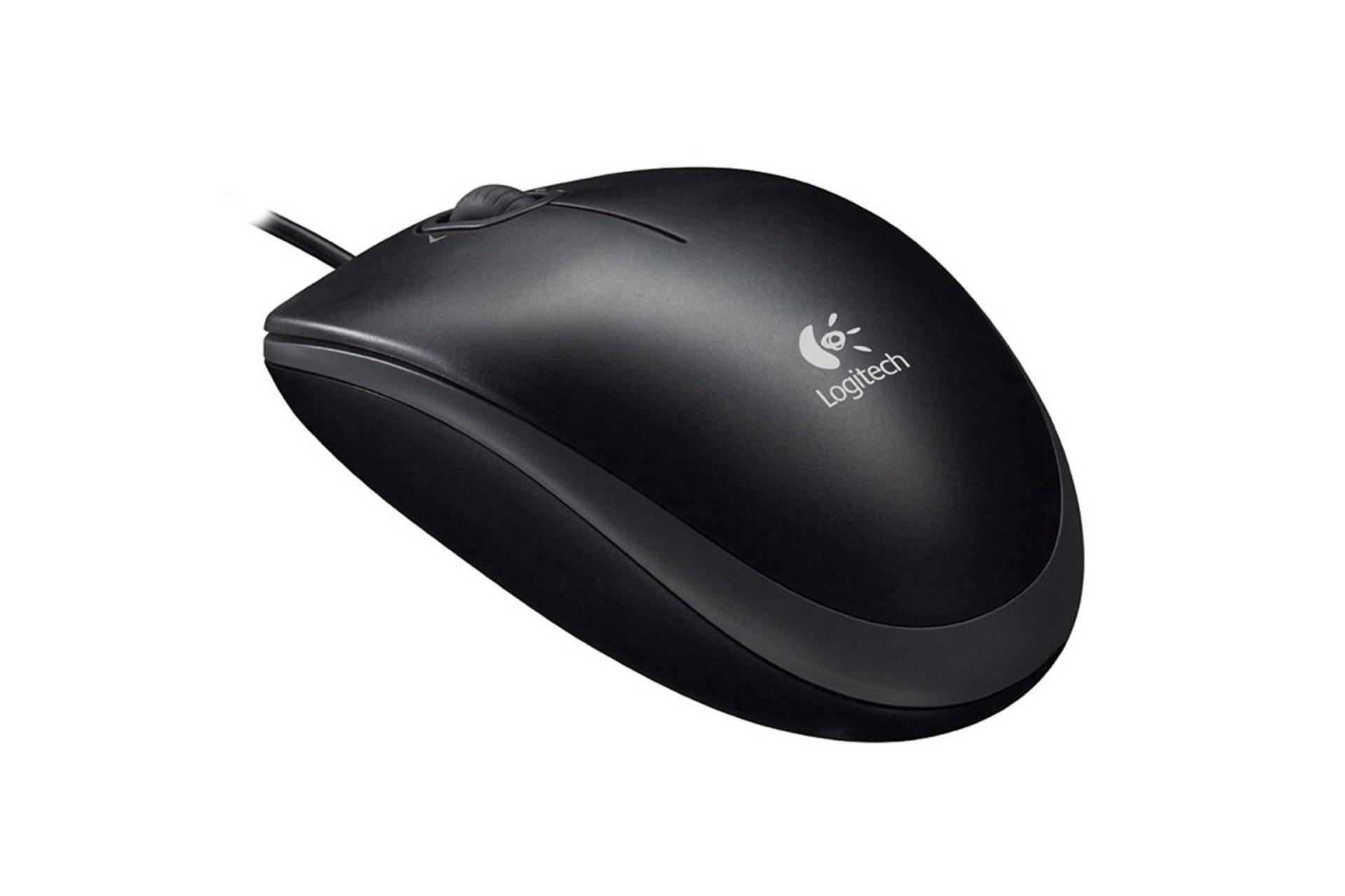 نمای جانبی ماوس لاجیتک M100R مشکی