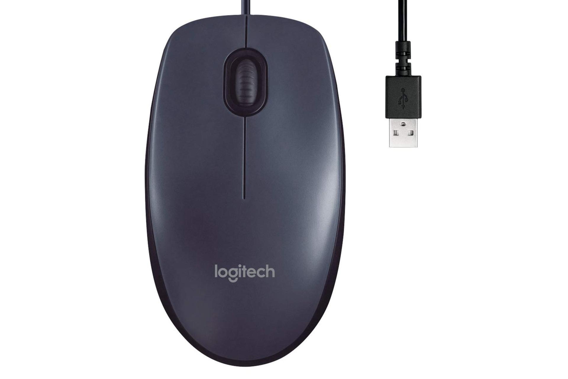 ماوس لاجیتک M100R اتصال USB