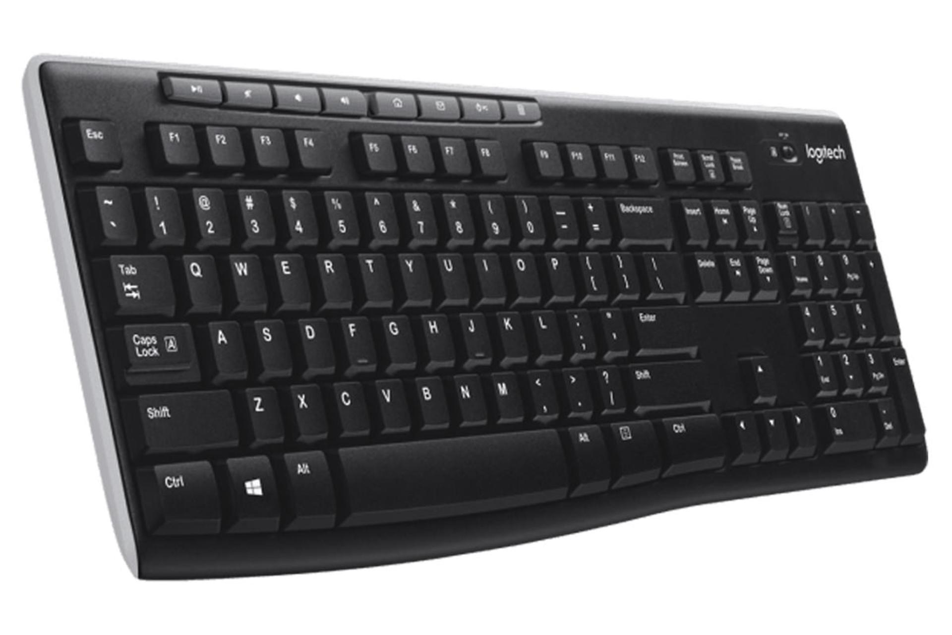 نمای چپ کیبورد لاجیتک K270