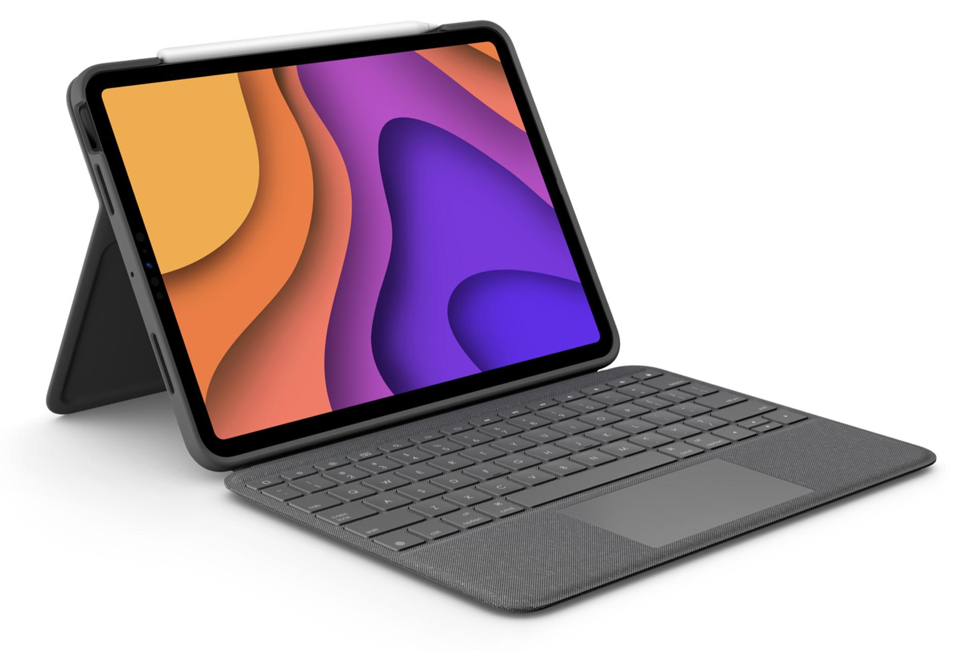 نمای چپ کیبورد لاجیتک FOLIO TOUCH