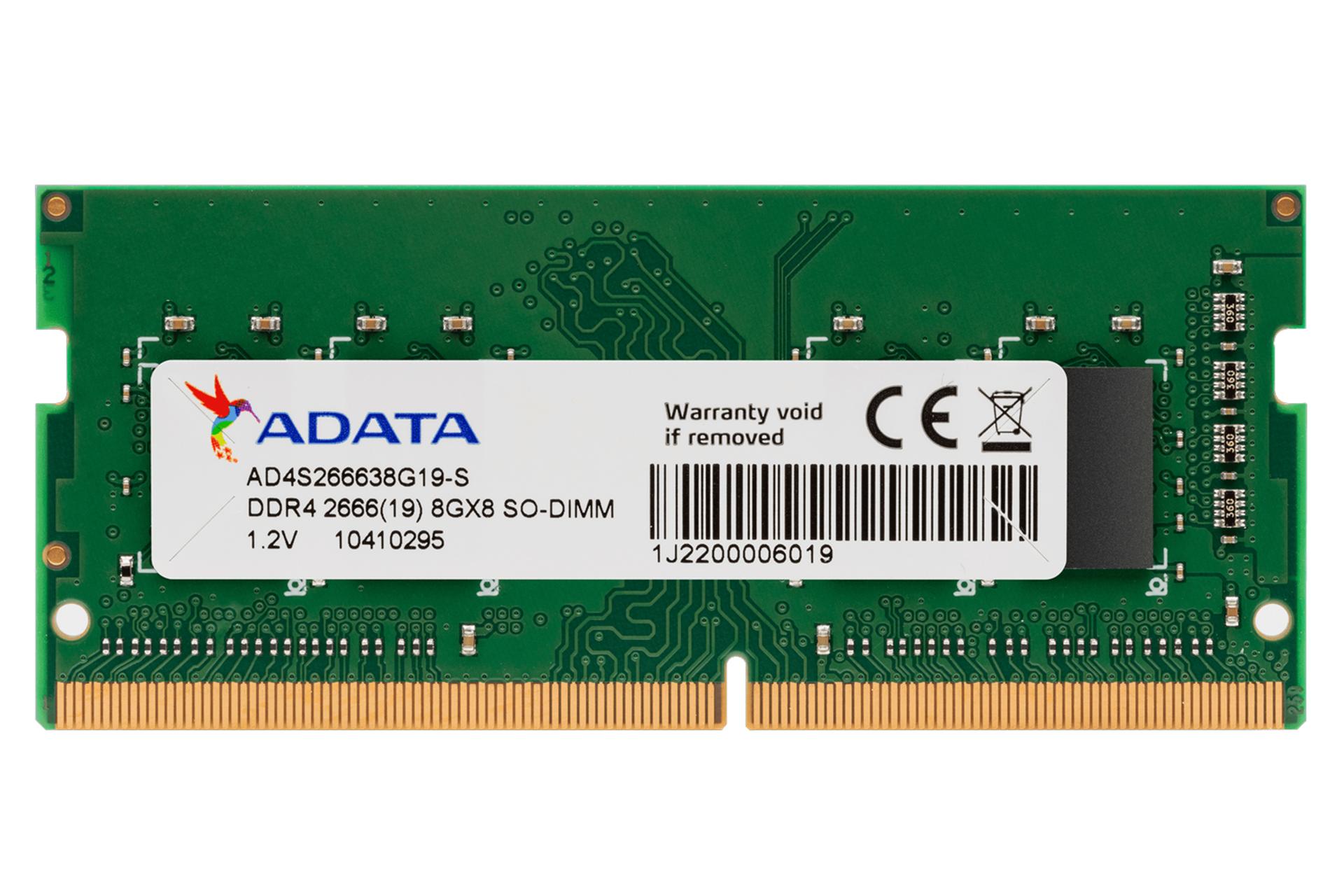 رم ای دیتا Premier ظرفیت 8 گیگابایت از نوع DDR4-2666