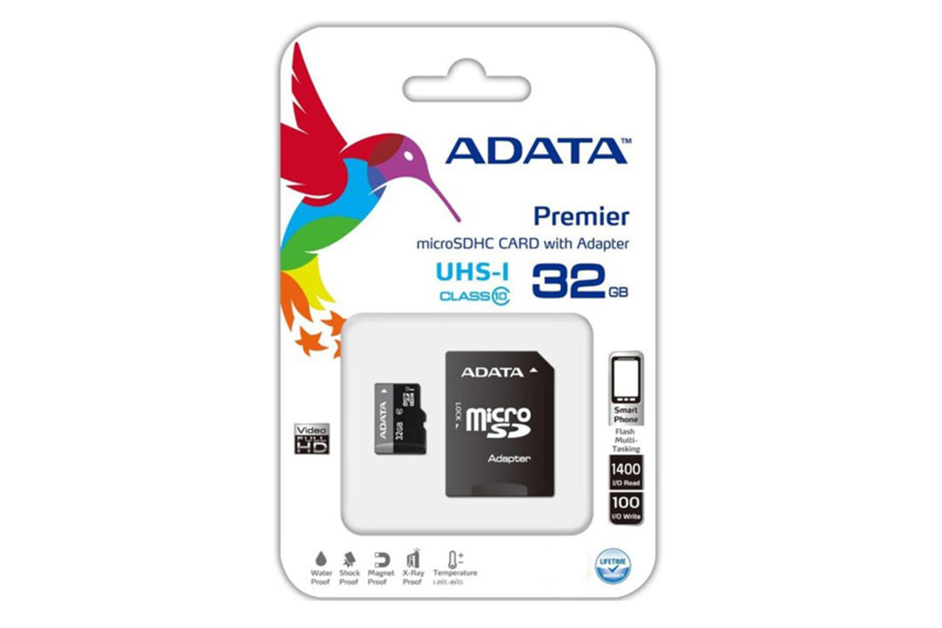 مرجع متخصصين ايران ADATA Premier microsDHC Class 10 UHS-I U1 32GB