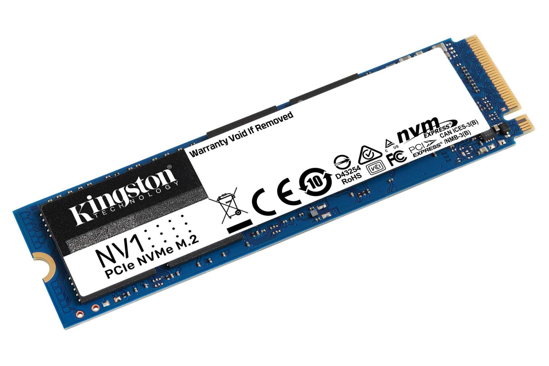 نمای جانبی کینگستون NV1 NVMe M.2