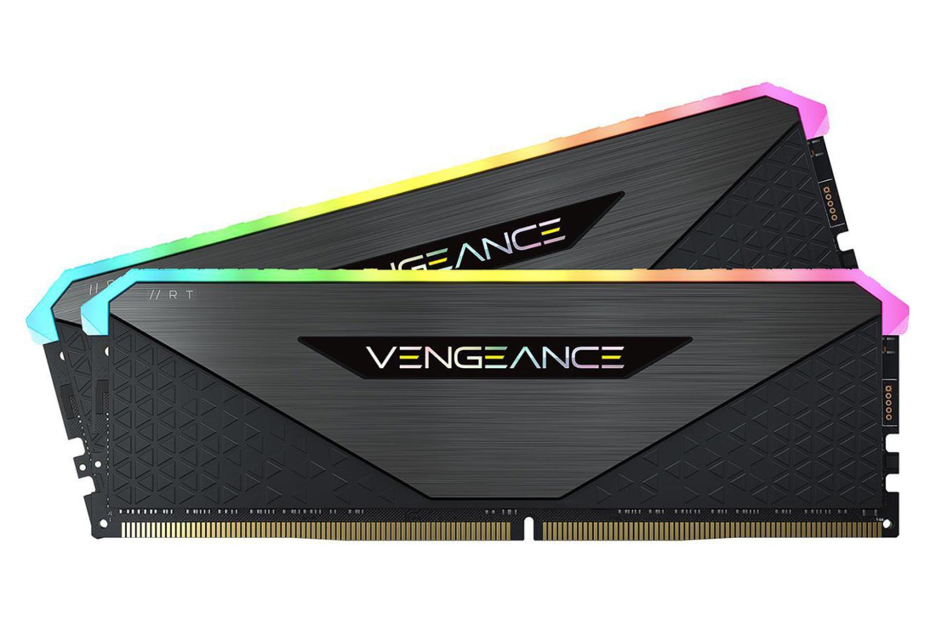 رم کورسیر VENGEANCE RGB RT ظرفیت 32 گیگابایت (2x16) از نوع DDR4-4600