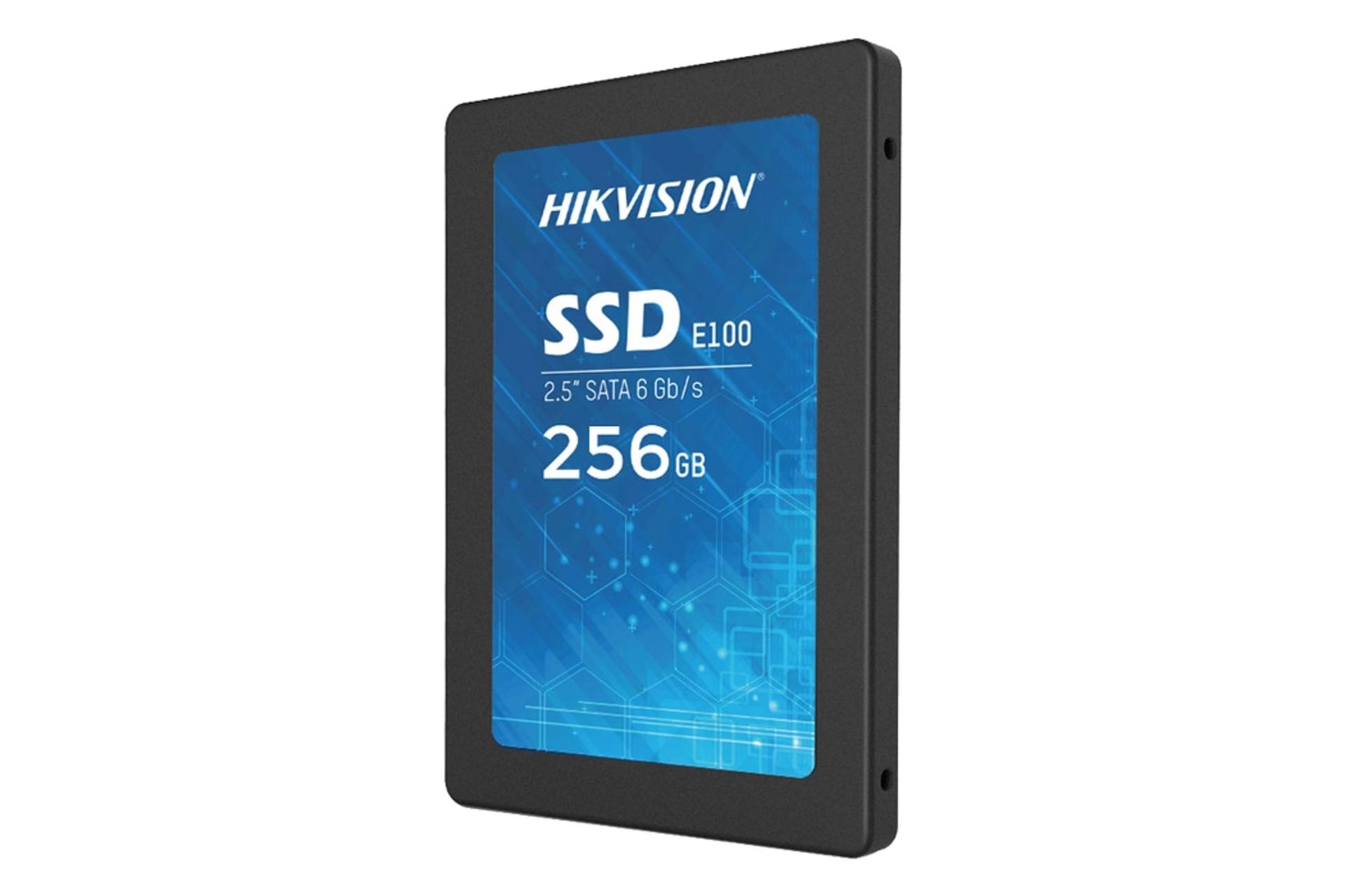 نمای راست SSD هایک ویژن HikVision E100 SATA 2.5 Inch 256GB ظرفیت 256 گیگابایت