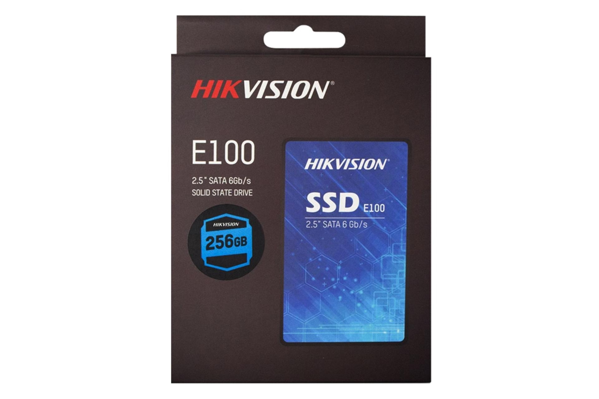 جعبه SSD هایک ویژن HikVision E100 SATA 2.5 Inch 256GB ظرفیت 256 گیگابایت