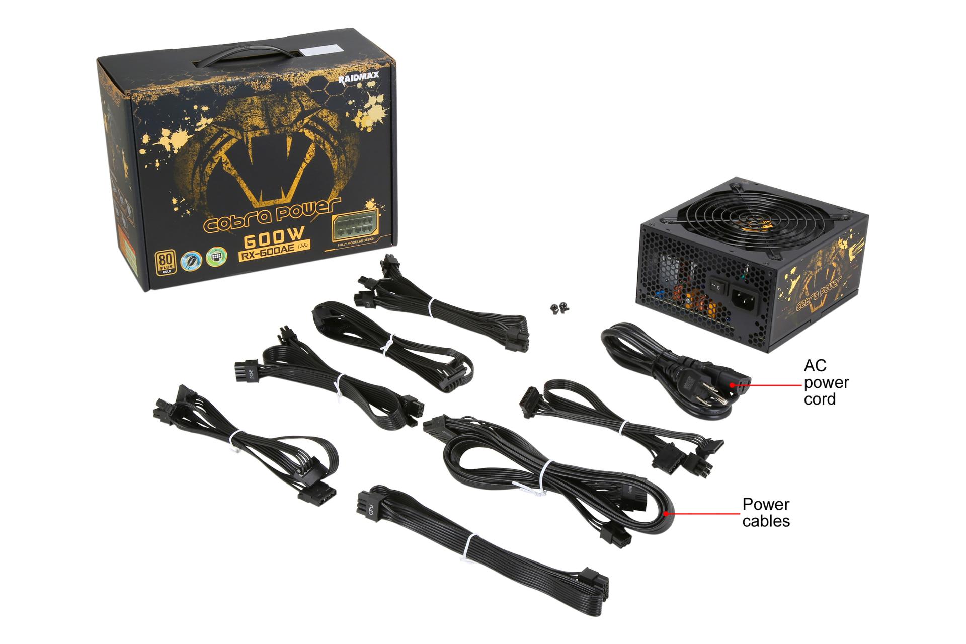 اقلام همراه پاور کامپیوتر ریدمکس RX-600 AE-M با توان 600 وات