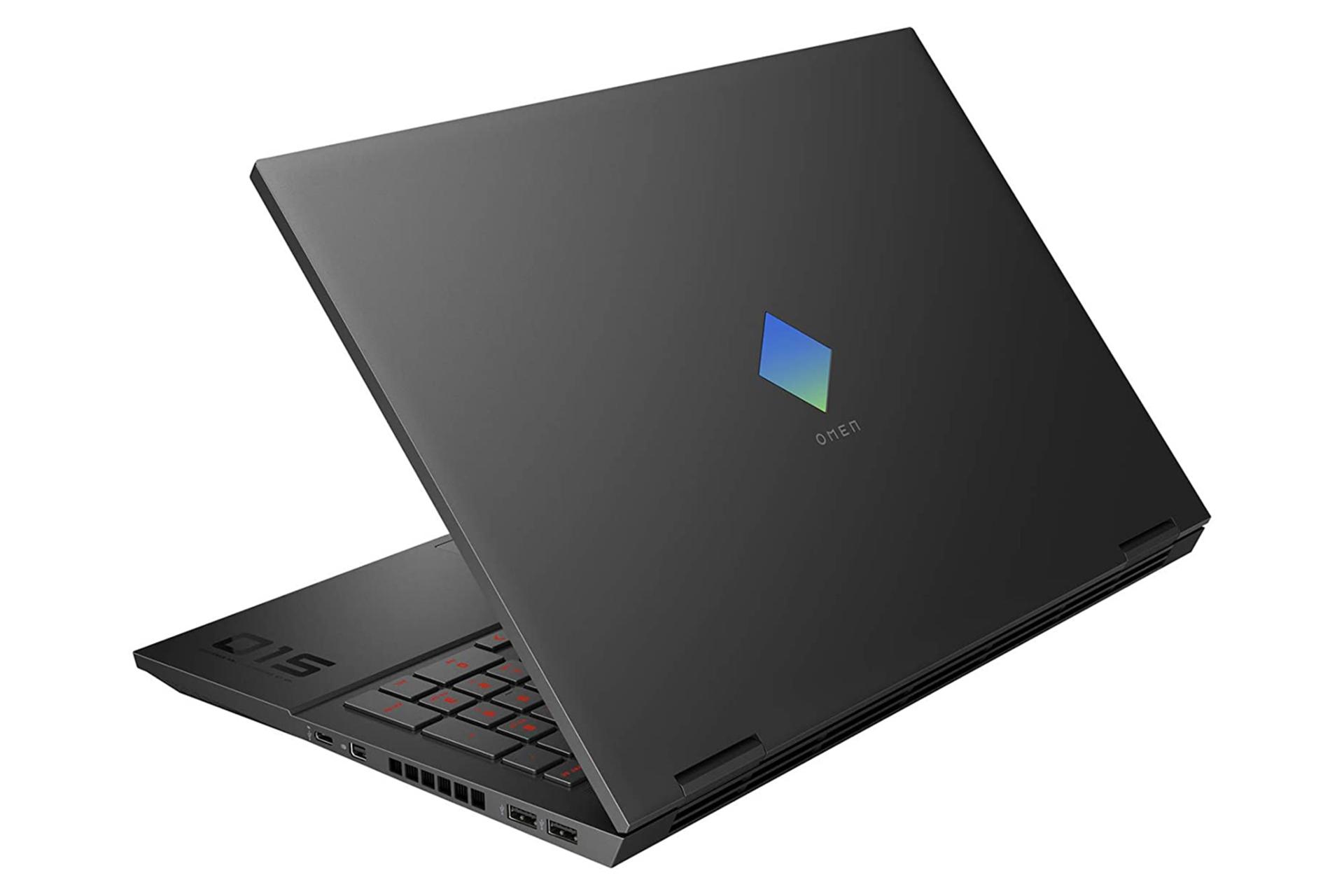 نمای پشت لپ تاپ اچ پی اومن EK0010CA رنگ مشکی