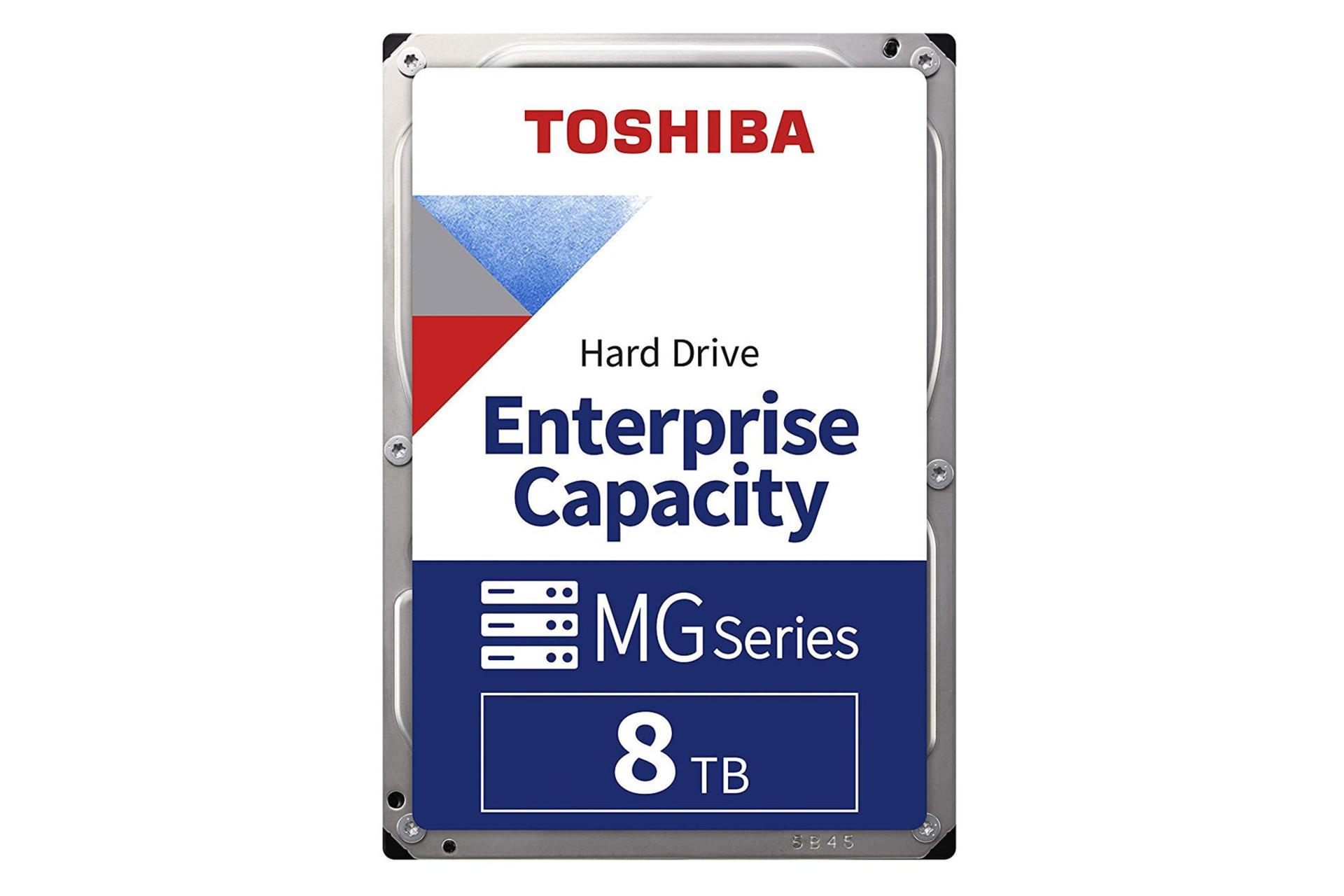 نمای روبرو هارد دیسک توشیبا MG06ACA Enterprise Capacity ظرفیت 8 ترابایت