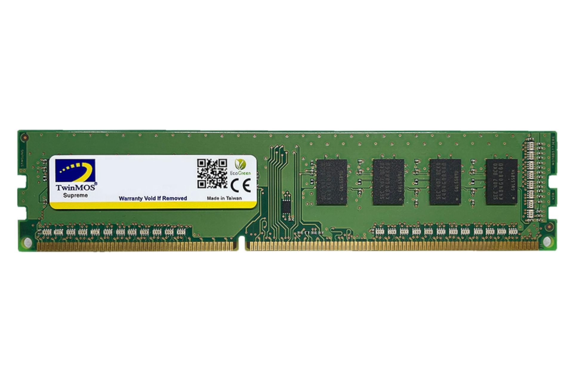 رم توین موس MDD38GB1600D ظرفیت 8 گیگابایت از نوع DDR3-1600