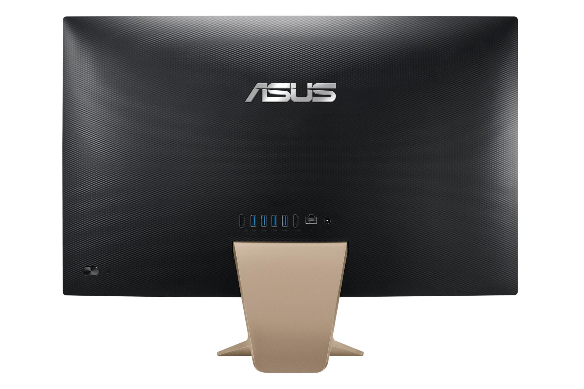 نمای پشت کامپیوتر آل این وان All in One ASUS M3400 مشکی