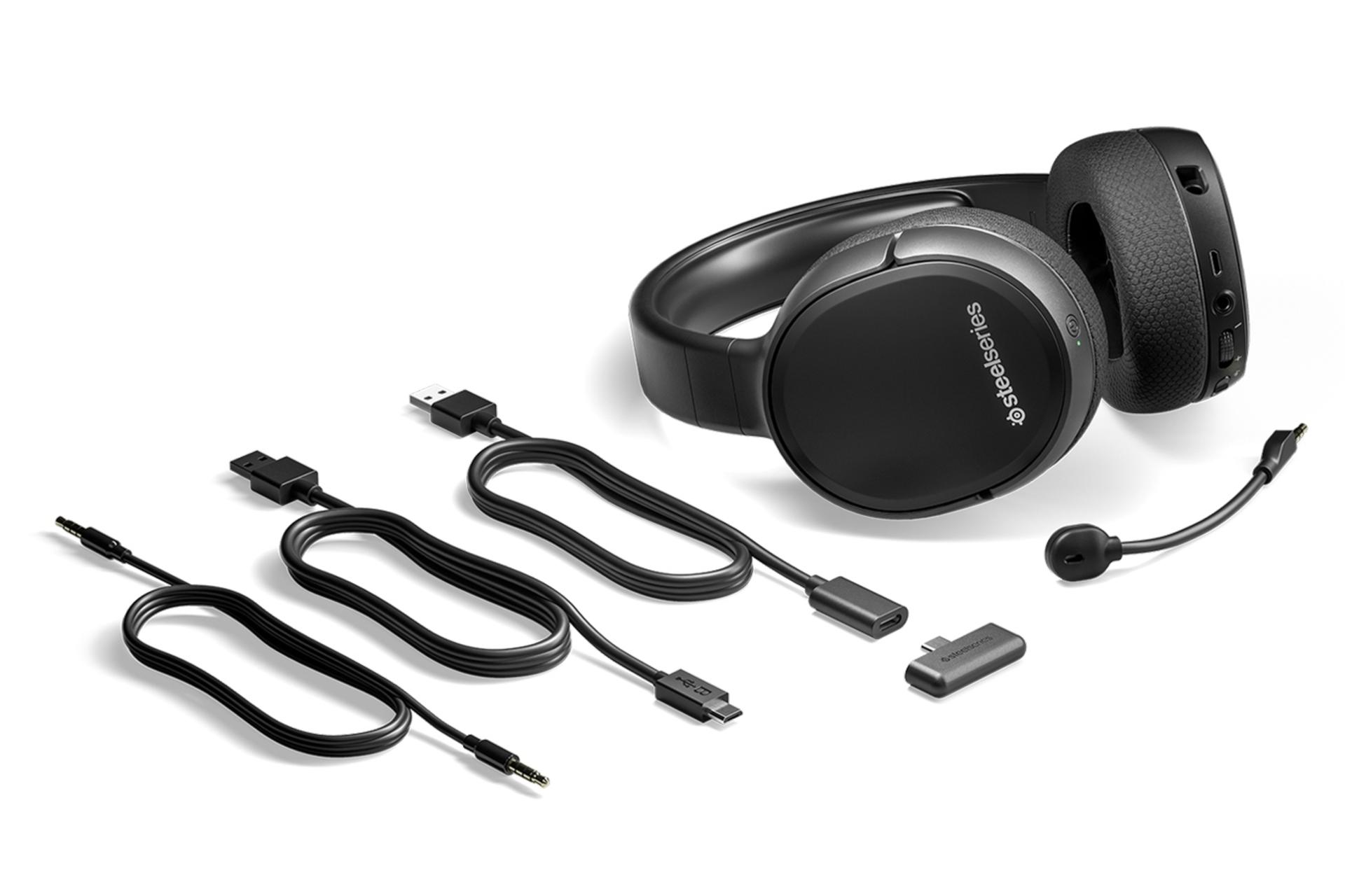کابل هدست گیمینگ استیل سریز SteelSeries Arctis 1 Wireless