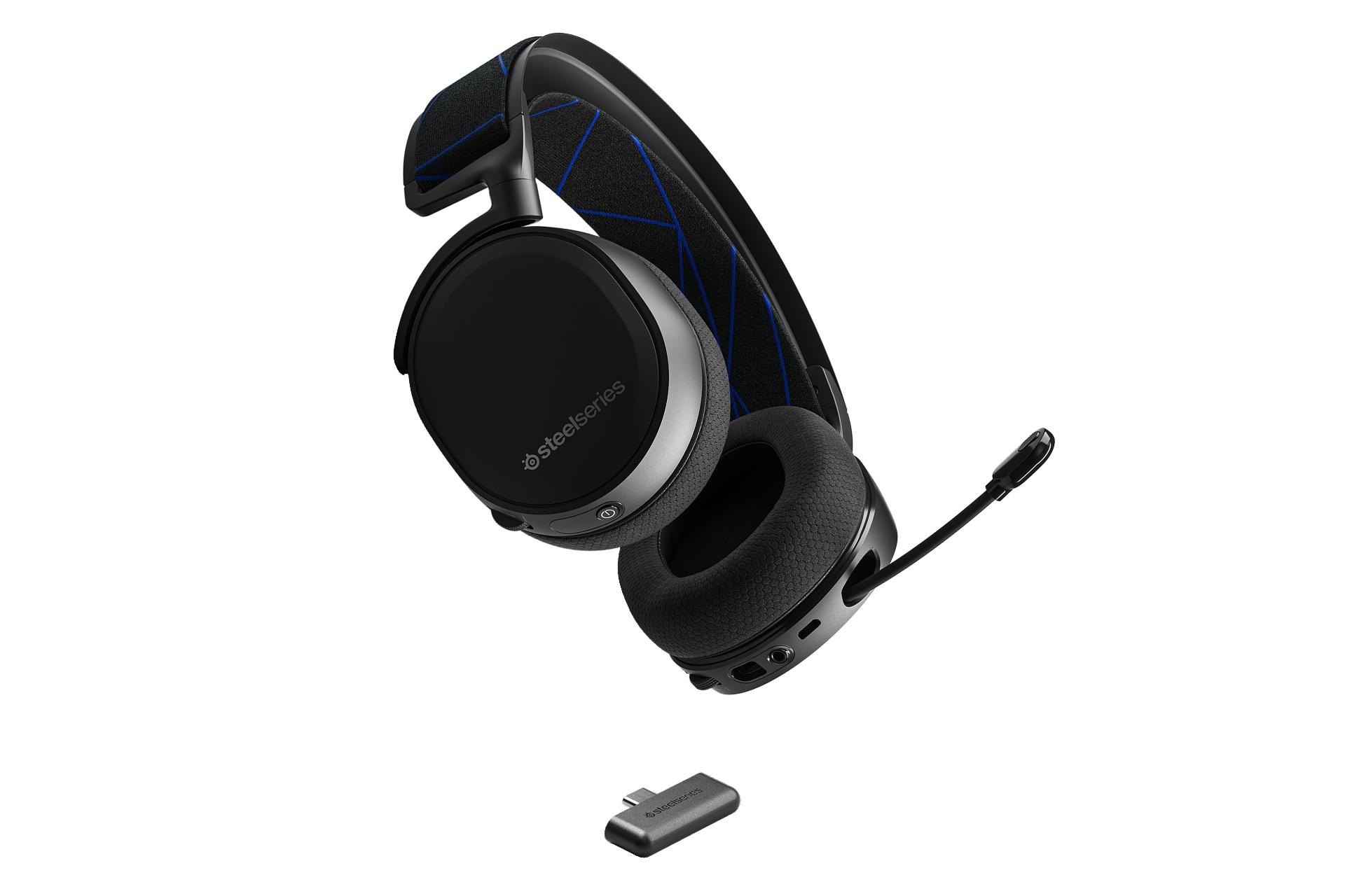 دانگل هدست گیمینگ استیل سریز SteelSeries Arctis 7P مشکی