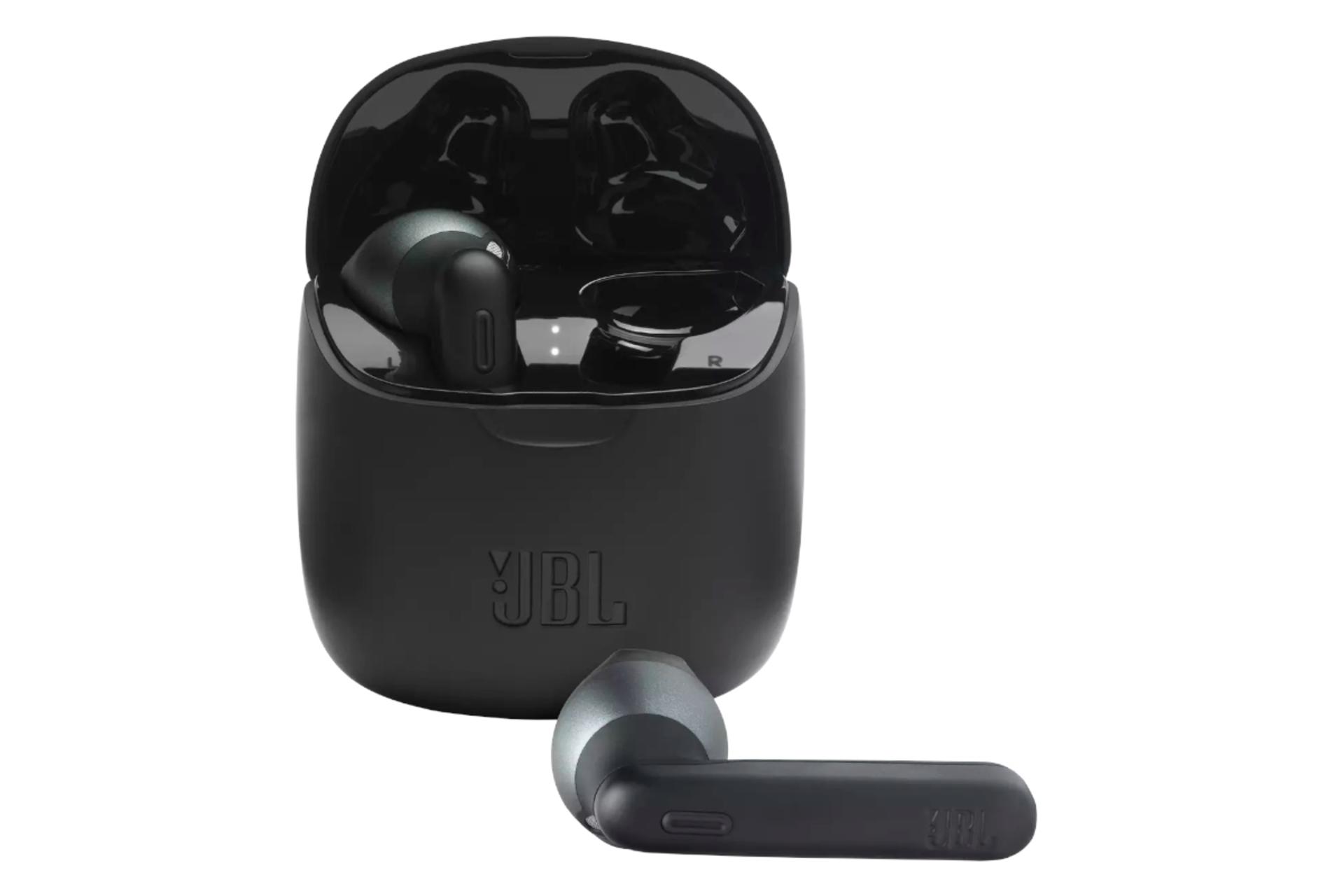 محفظه شارژ ایرباد بی سیم جی بی ال JBL TUNE 225TWS مشکی