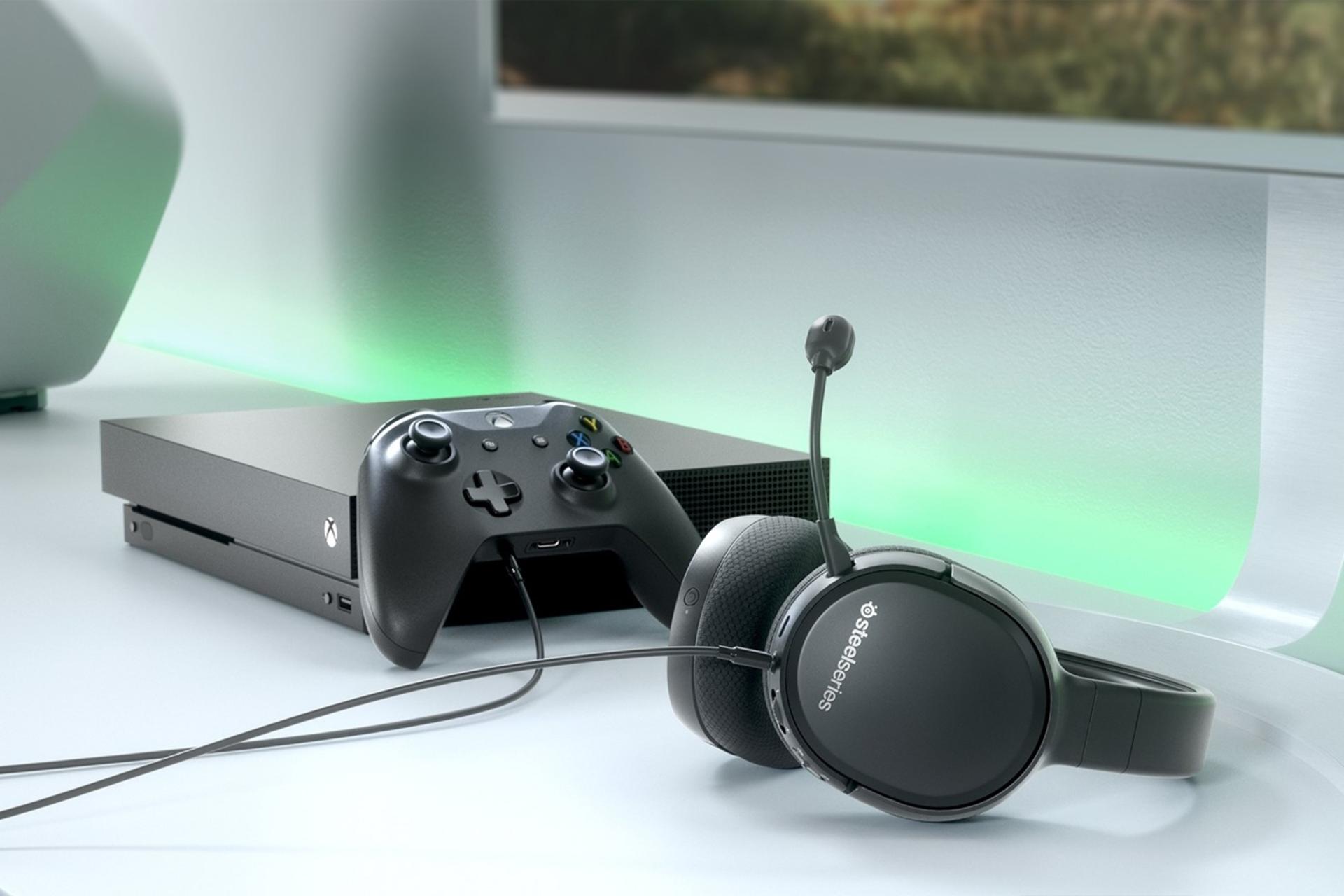 هدست گیمینگ استیل سریز SteelSeries Arctis 1 Wireless اتصال ایکس باکس
