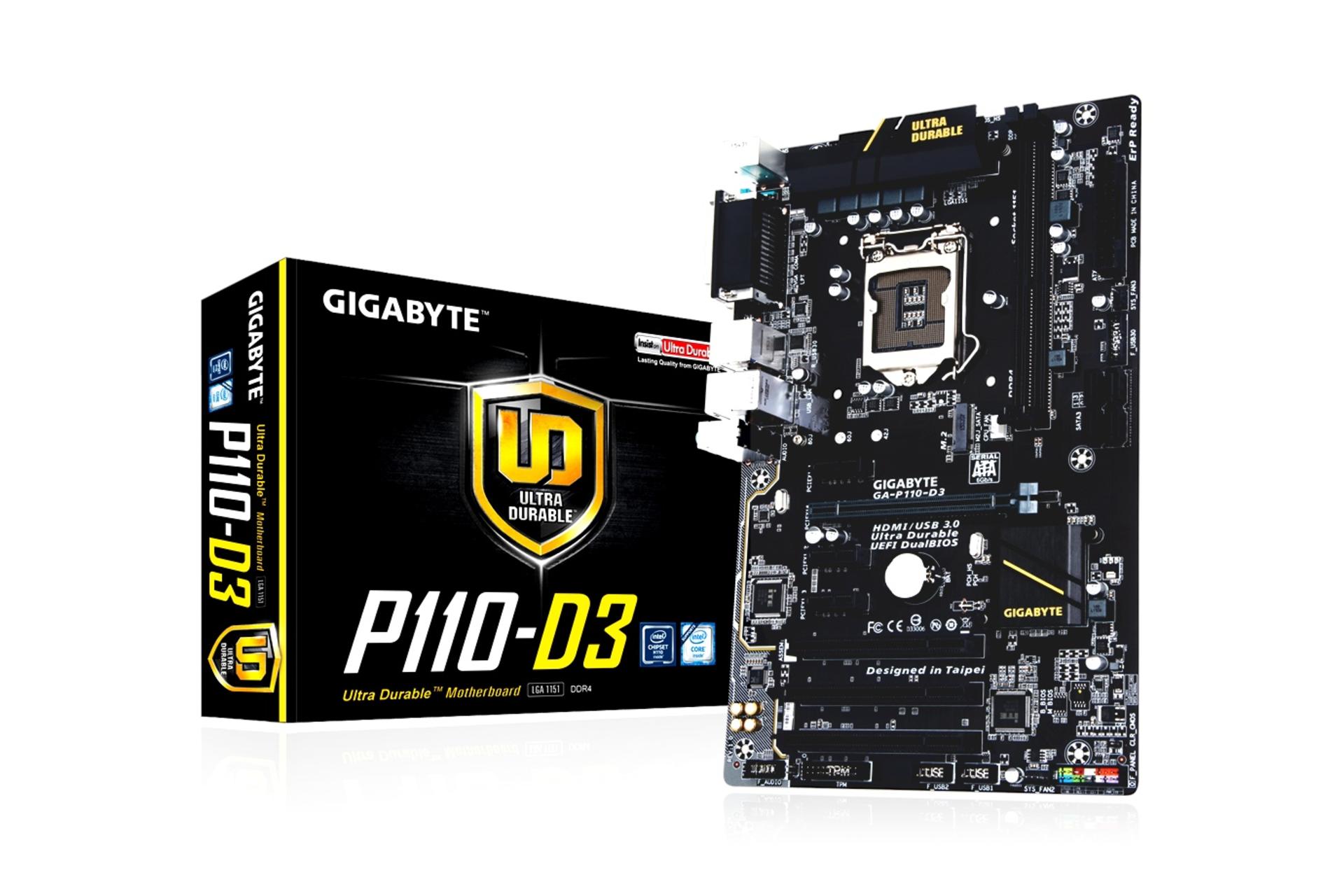 جعبه مادربرد گیگابایت GIGABYTE GA-P110-D3 (rev. 1.0)