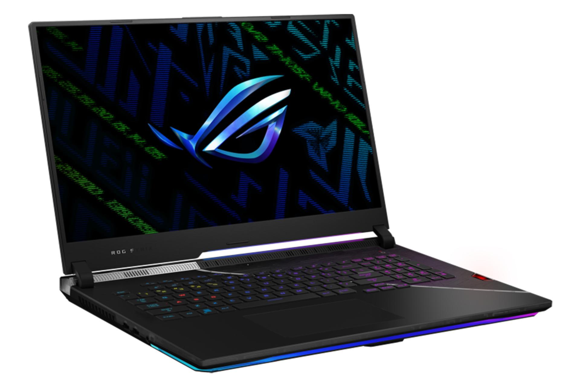 نمای نیمرخ چپ  لپ تاپ ایسوس ROG Strix Scar 17 SE 2022