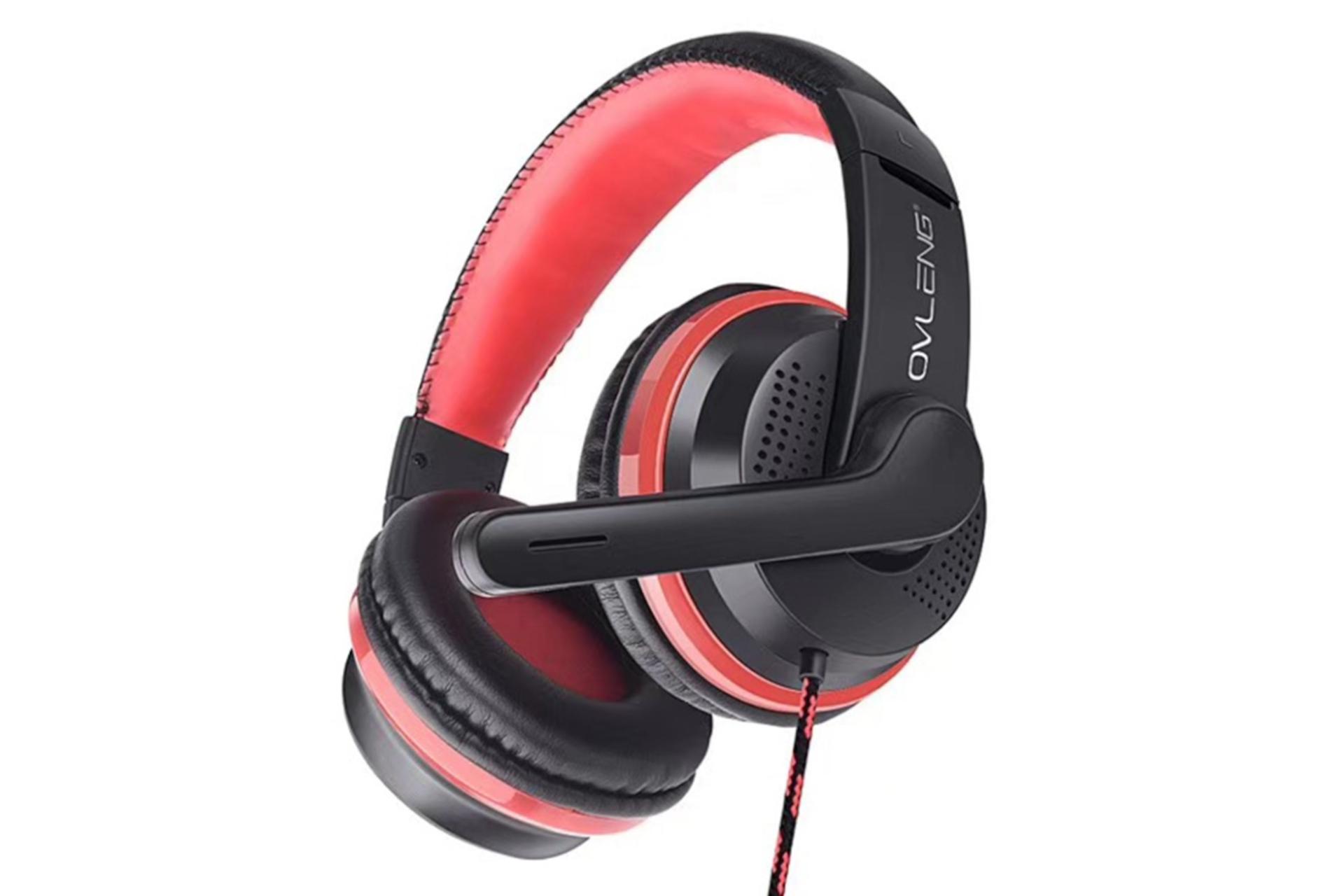هدست گیمینگ آولنگ OVLENG OV-X8 مشکی و قرمز
