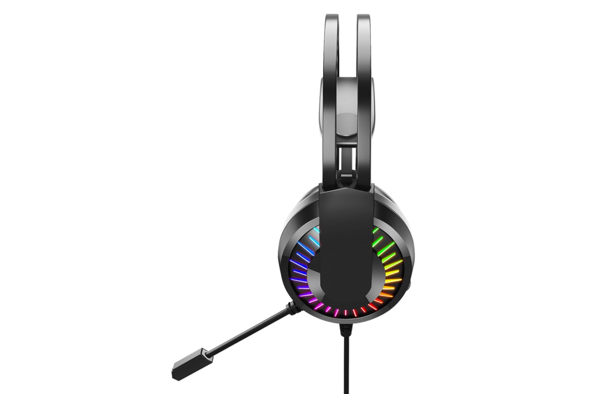 نمای جانبی هدست گیمینگ آولنگ OVLENG GT68 E-Sports