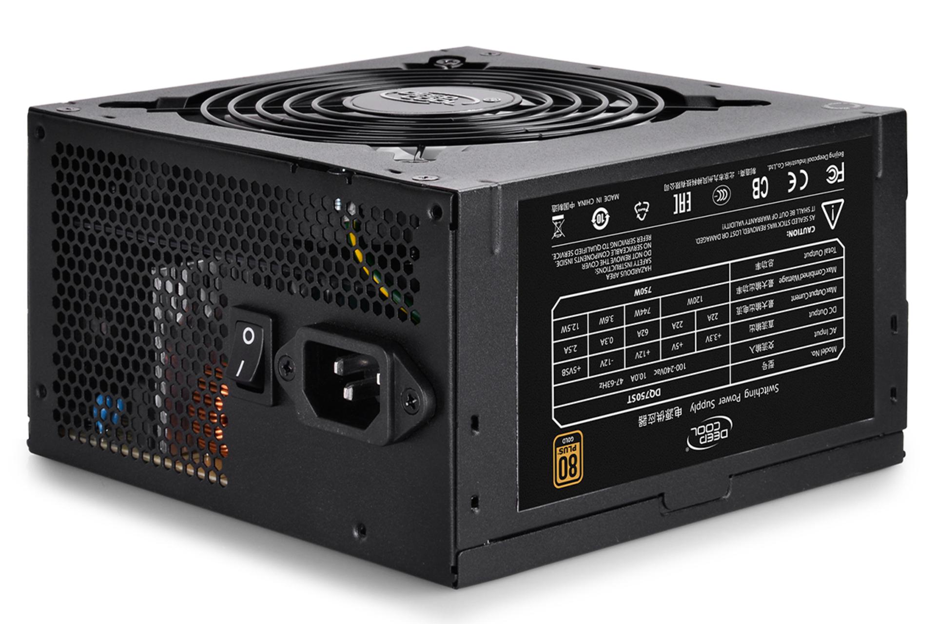 پاور کامپیوتر دیپ کول DQ750ST با توان 750 وات