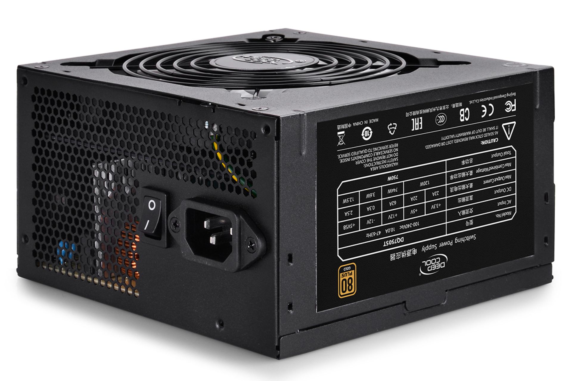 پاور کامپیوتر دیپ کول DQ750ST با توان 750 وات