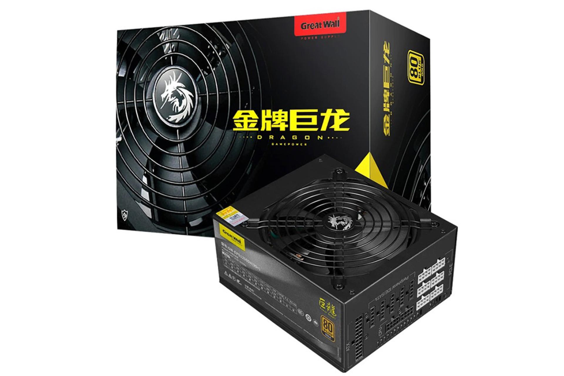 پاور کامپیوتر گریت وال GW-EPS1250DA با توان 1250 وات بسته بندی