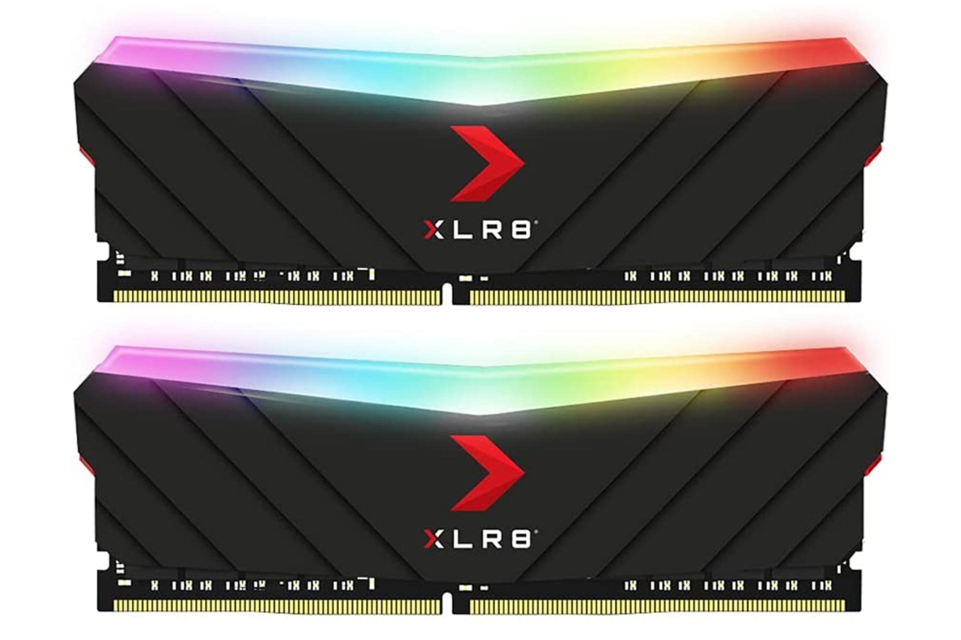 رم پی ان وای XLR8 EPIC-X RGB ظرفیت 16 گیگابایت (2x8) از نوع DDR4-3200