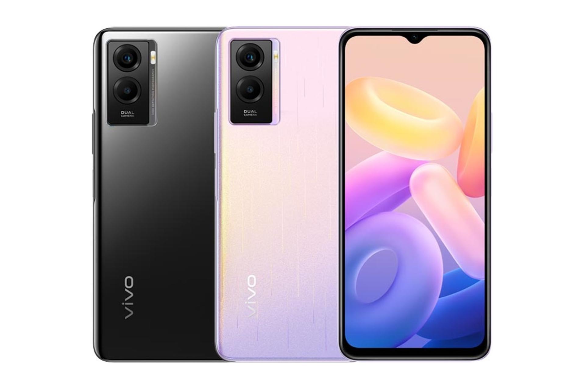 گوشی موبایل ویوو vivo Y72t مشکی و صورتی