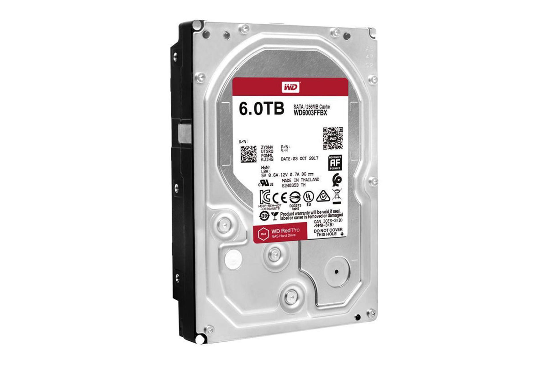 وسترن دیجیتال WD6003FFBX ظرفیت 6 ترابایت / Western Digital WD6003FFBX 6TB