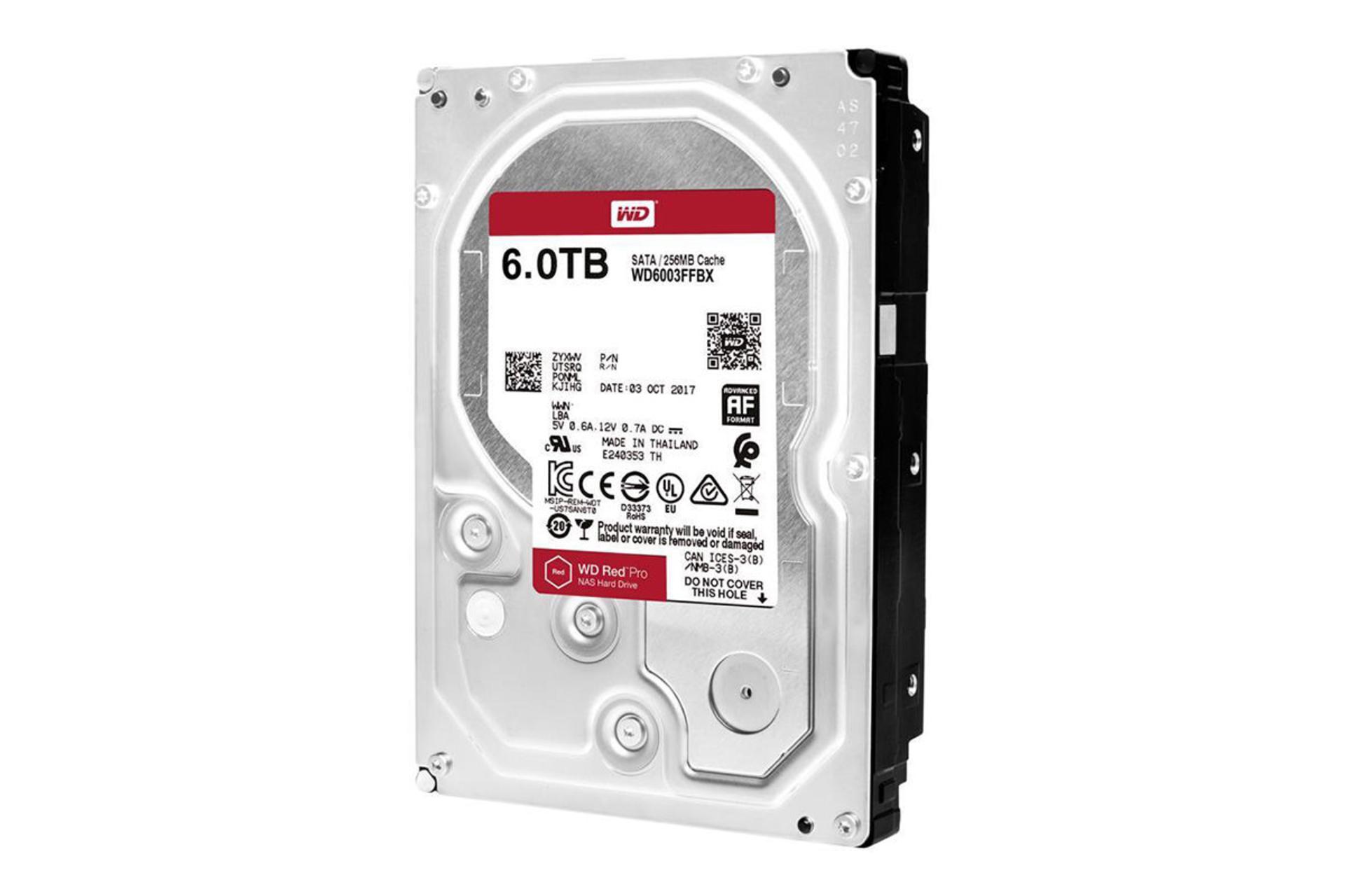 وسترن دیجیتال WD6003FFBX ظرفیت 6 ترابایت / Western Digital WD6003FFBX 6TB