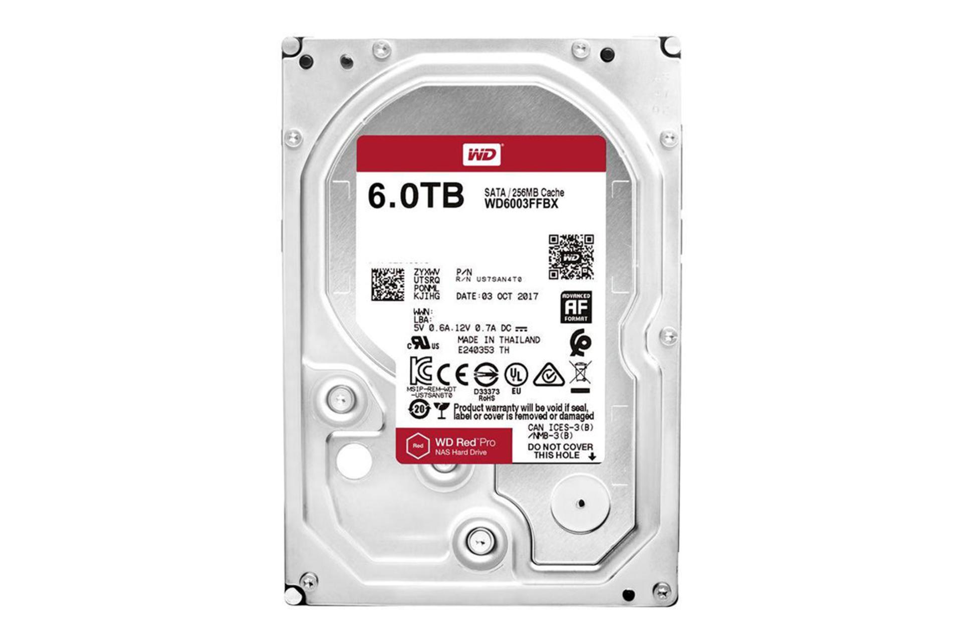 وسترن دیجیتال WD6003FFBX ظرفیت 6 ترابایت / Western Digital WD6003FFBX 6TB