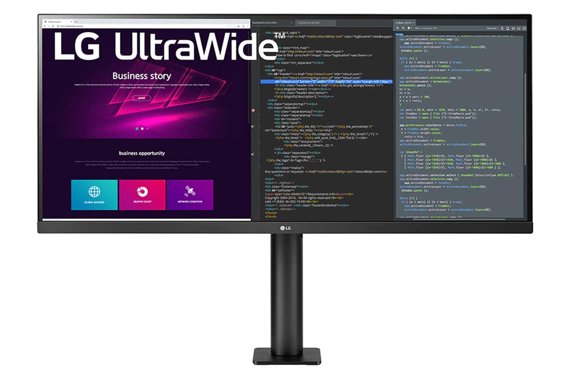 مانیتور ال جی 34 اینچ مدل LG 34WN780