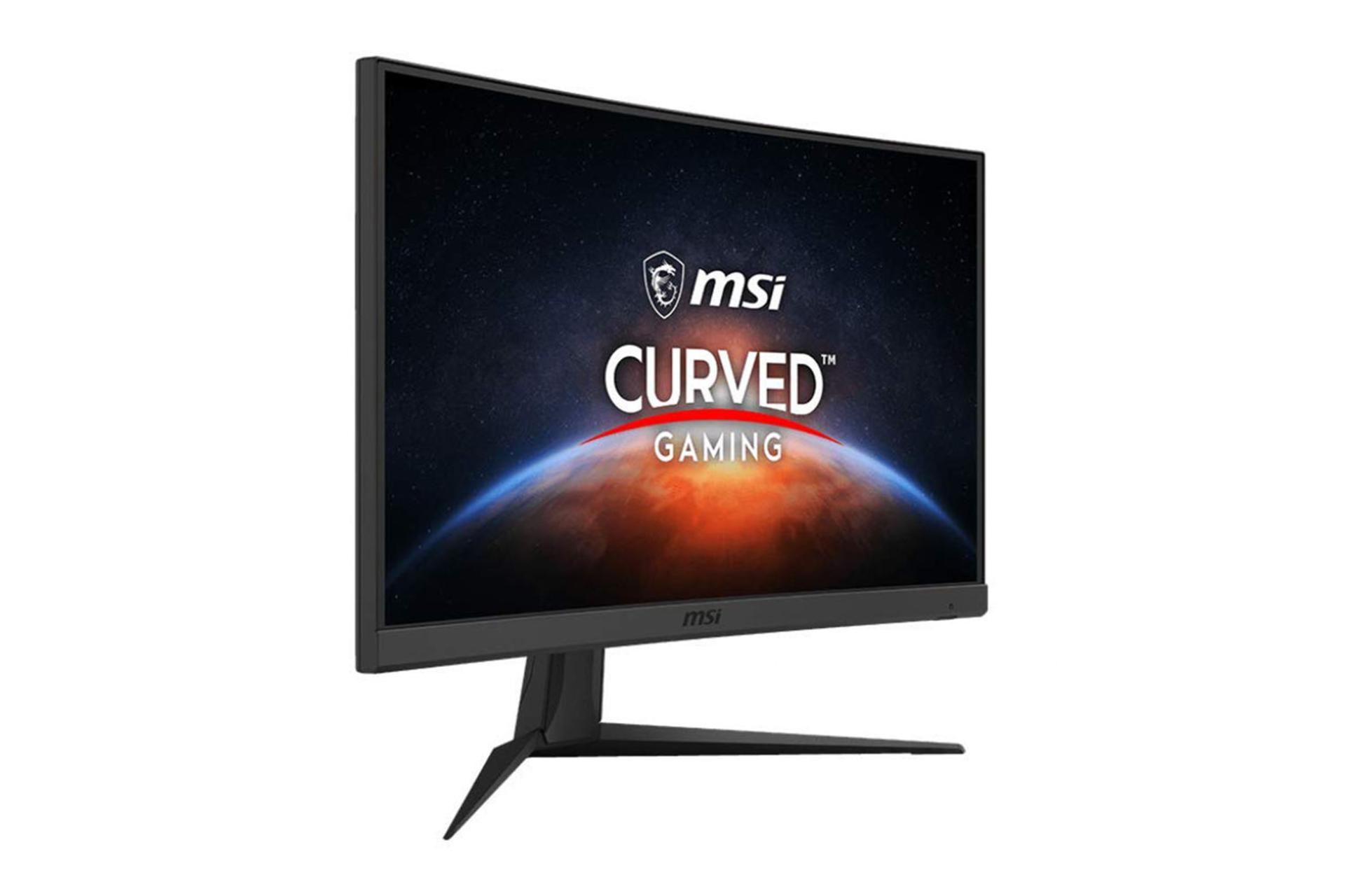 مانیتور ام اس آی 23.6 اینچ مدل G24C6 نمای جلو چپ