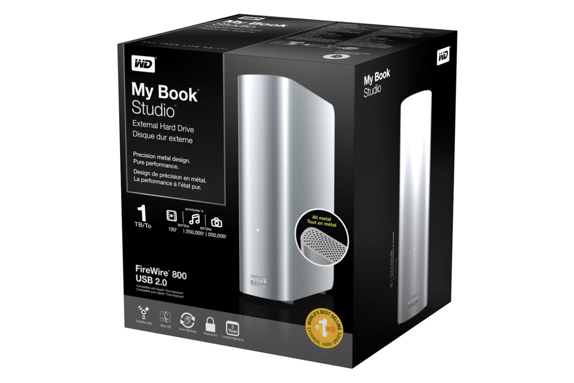 هارد دیسک وسترن دیجیتال Western Digital My Book Studio 3.5 Inch 1TB ظرفیت 1 ترابایت