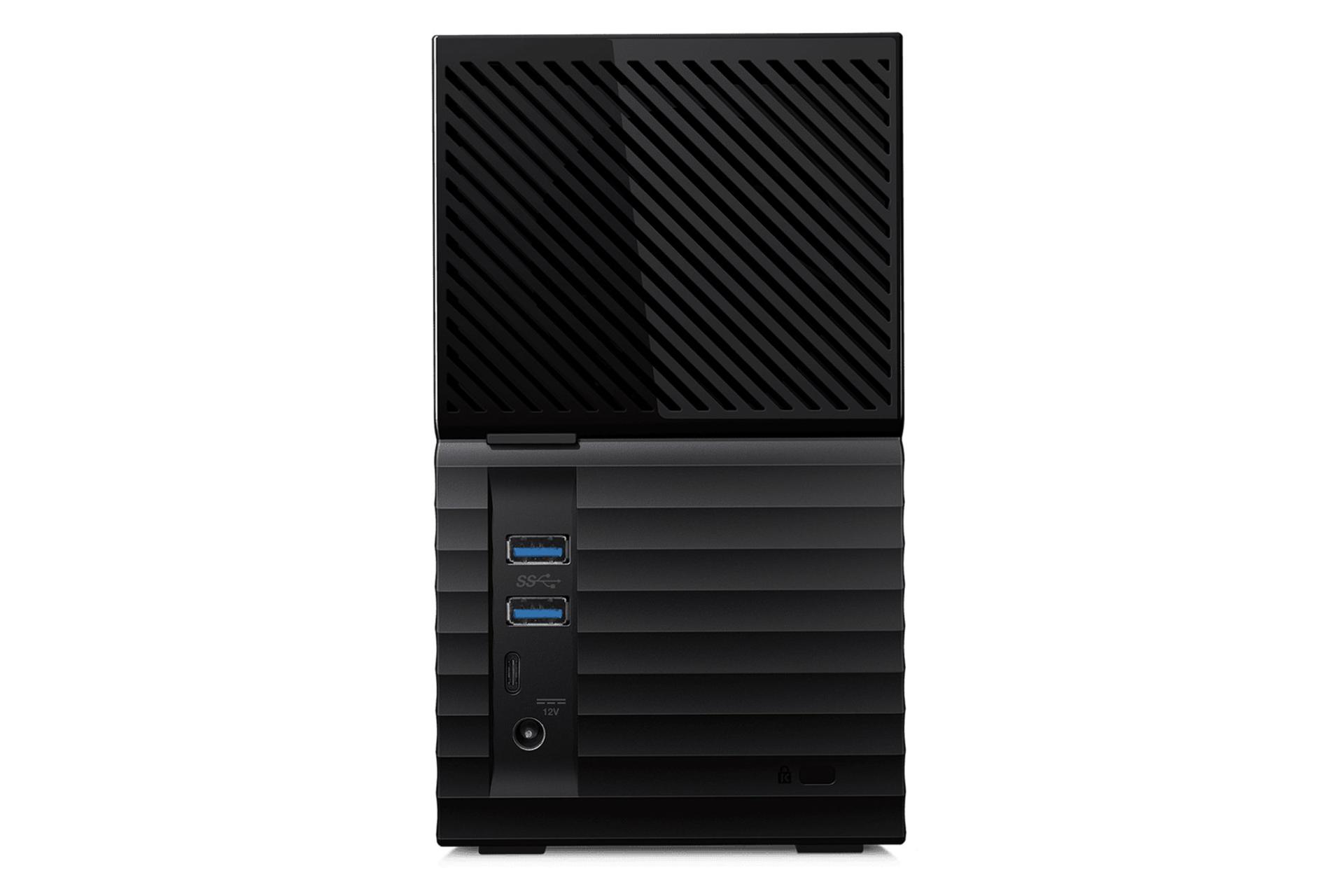 نمای پشتی هارد دیسک وسترن دیجیتال Western Digital My Book Duo 3.5 Inch 36TB