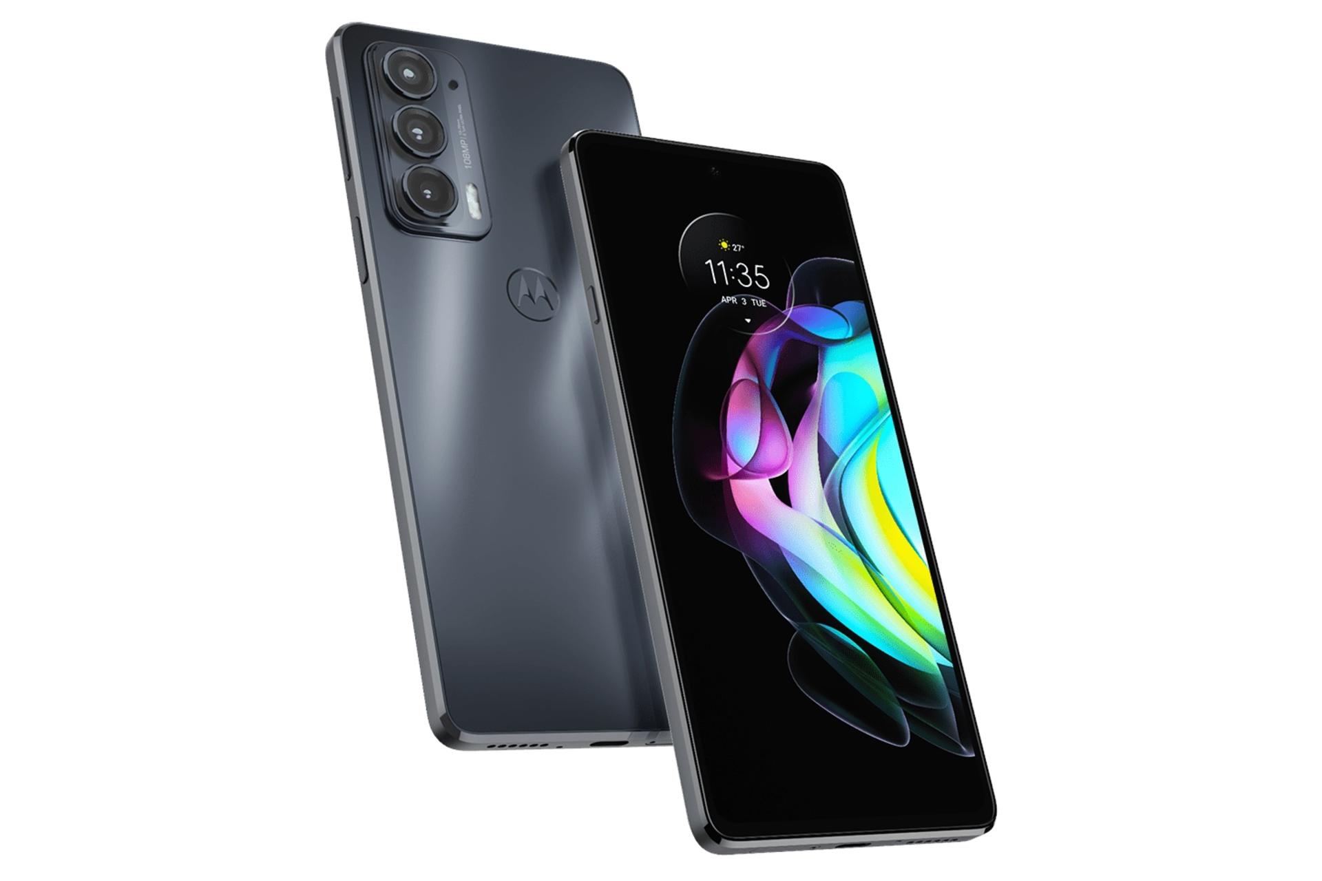 پنل جلو و پشت گوشی موبایل موتورولا اج 20 / Motorola Edge 20 خاکستری