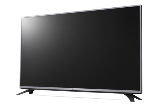 نمای نیم رخ تلویزیون ال جی LF540T مدل 43 اینچ با صفحه خاموش