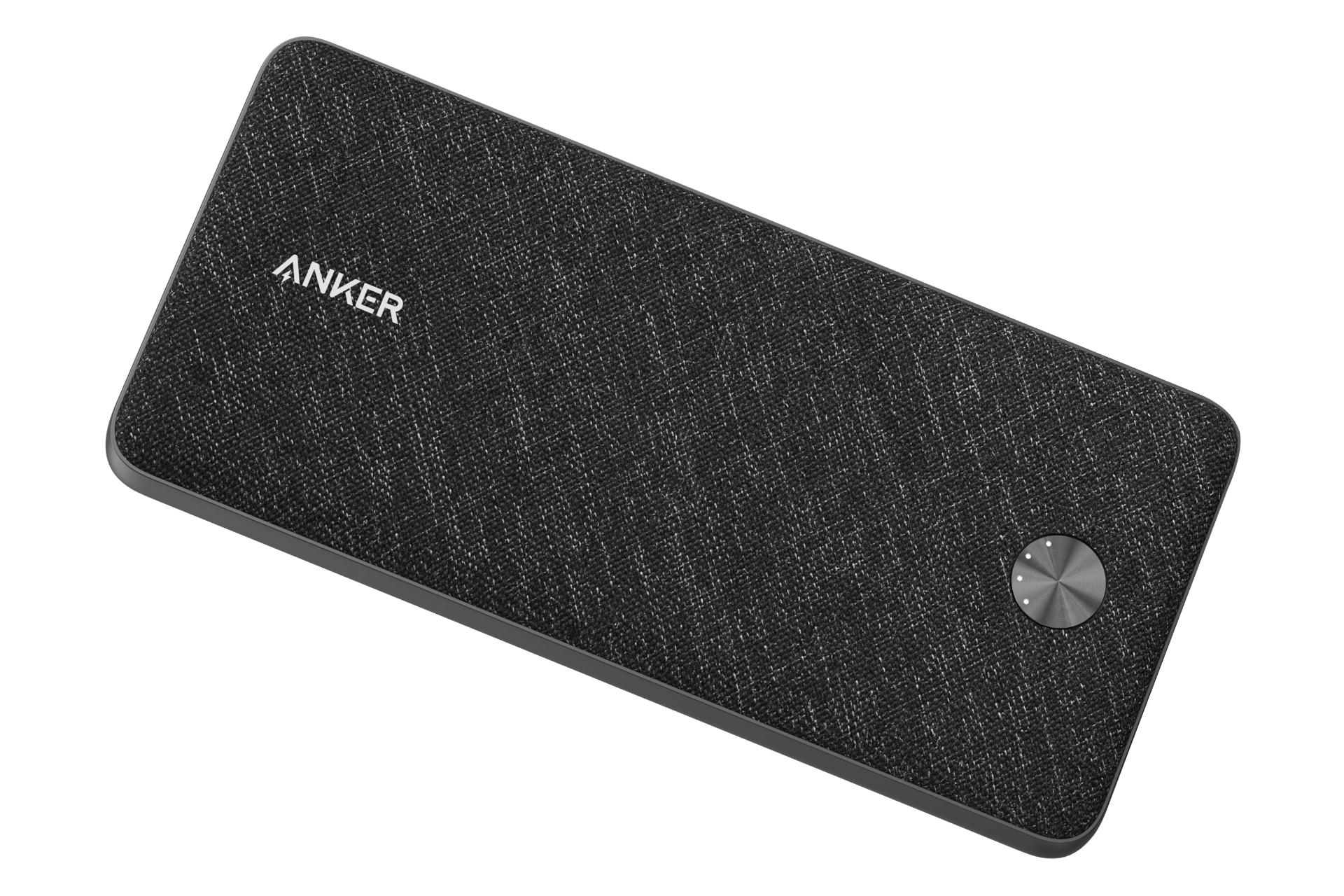 نمای بالا پاور بانک انکر Anker PowerCore Metro Slim A1229H11-2 10000mAh با ظرفیت 10000 میلی‌آمپر س