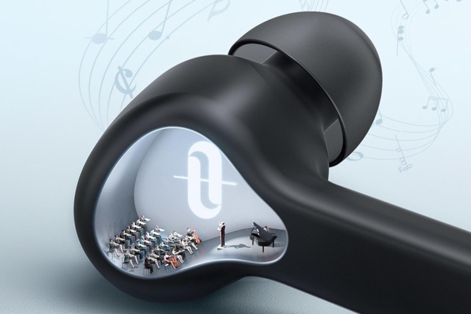 نمای جانبی ایرباد بی سیم تائوترونیکس TaoTronics SoundLiberty 53 Pro