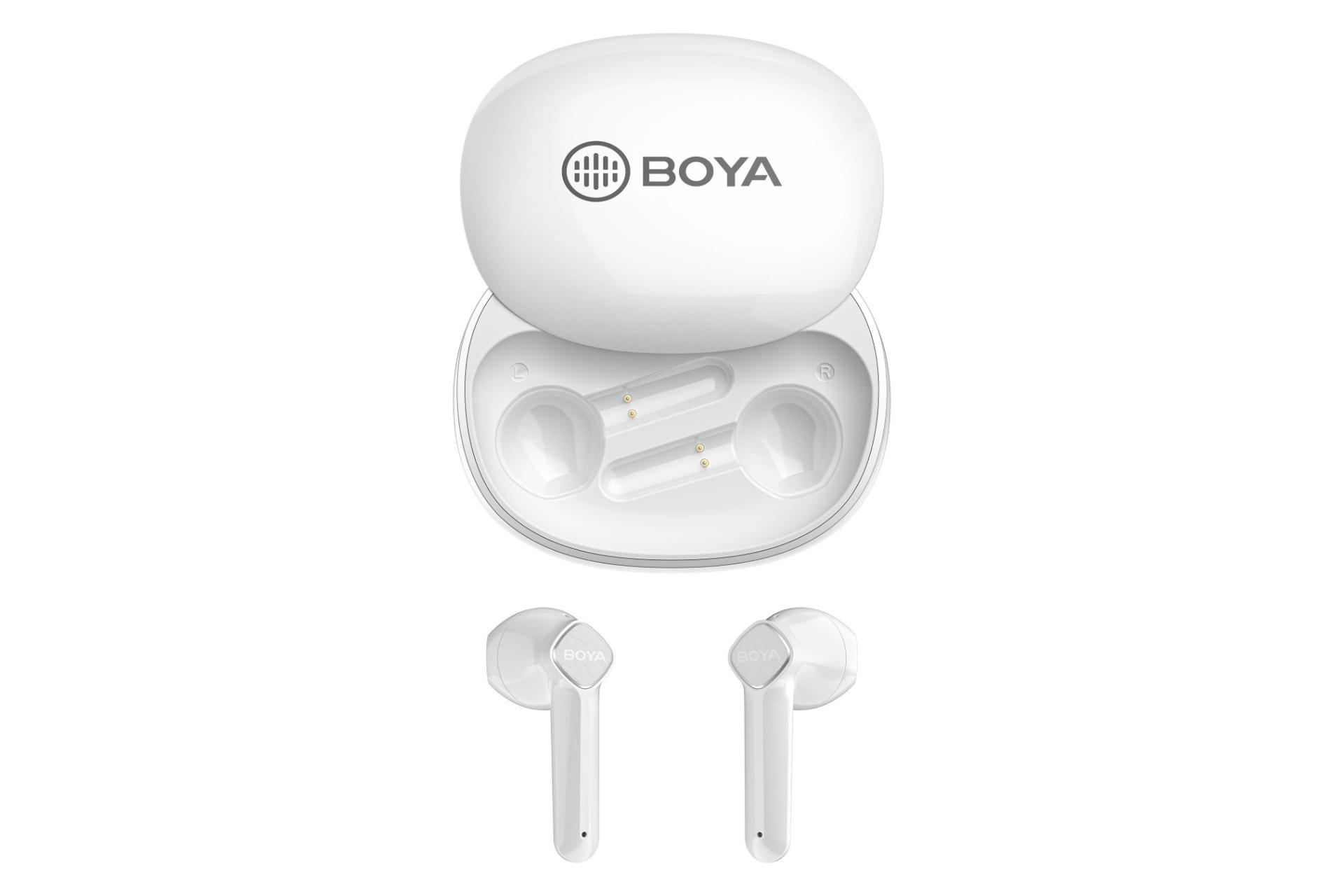 نمای بالا ایرباد بی سیم بویا BOYA BY-AP100 سفید